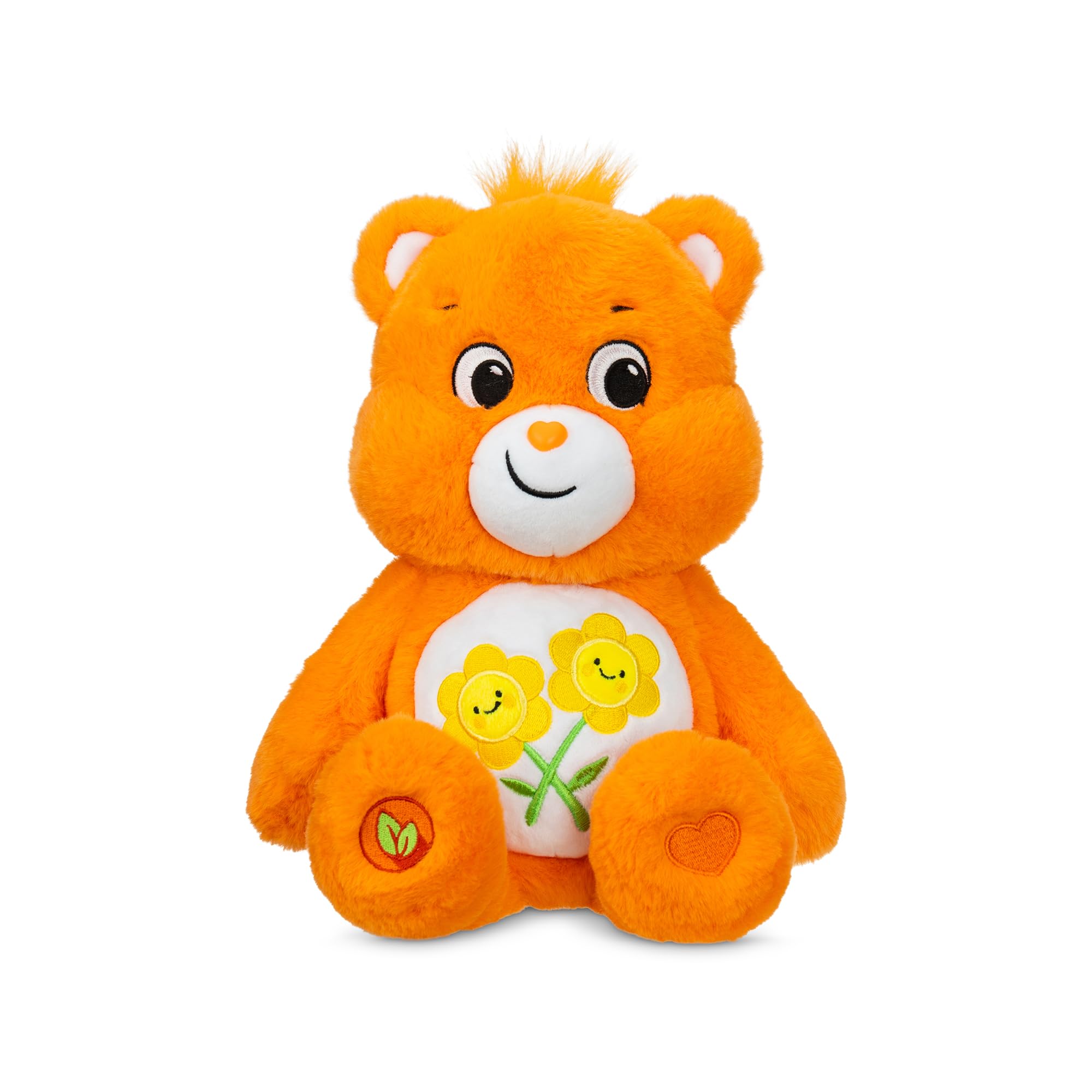 Care Bears 14" Friend Bear Plushie - Medium Size - Orange Plush for Ages 4+ – Perfect Stuffed Animal Holiday, Birthday Gift, Super Soft and Cuddly – Good for Girls and Boys, Collectors