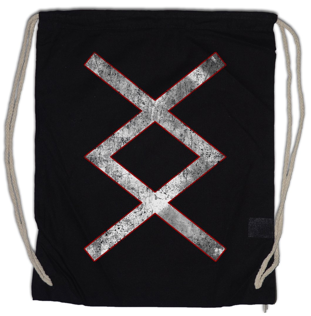 Urban BackwoodsInguz Rune Drawstring Bag Gym Sack