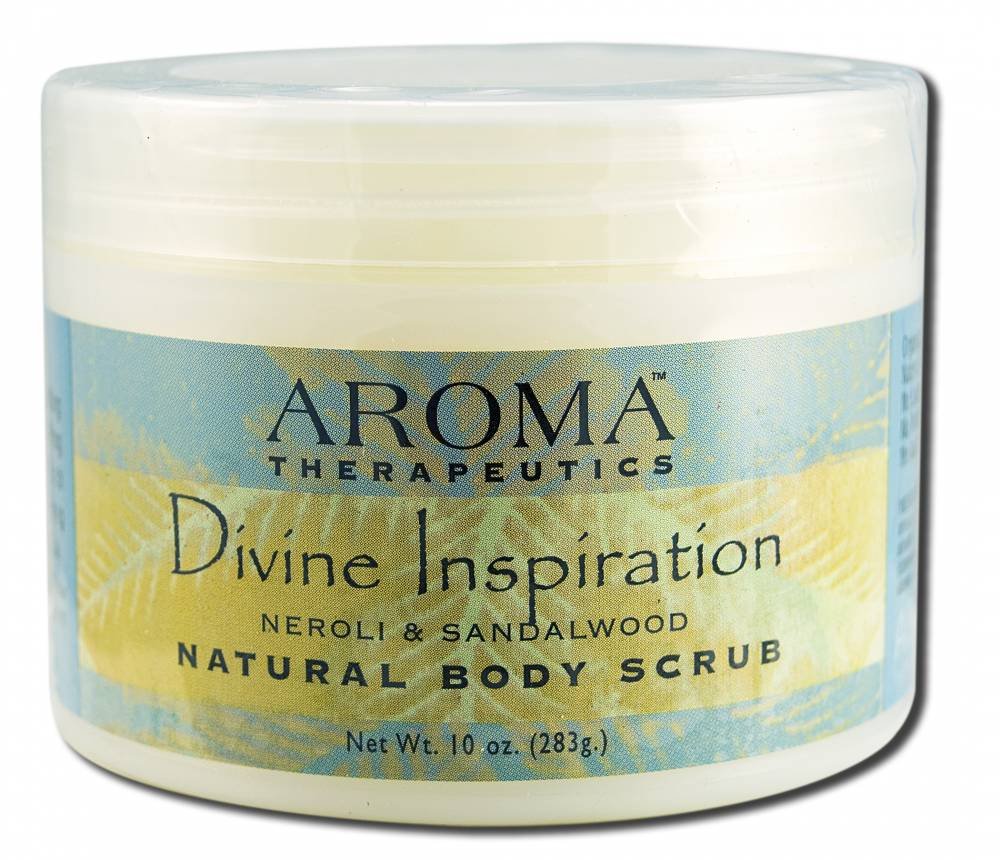 Abra Therapeutics, Natural Body Scrub, Divine Inspiration, Neroli & Sandalwood, 10 oz (283 g)