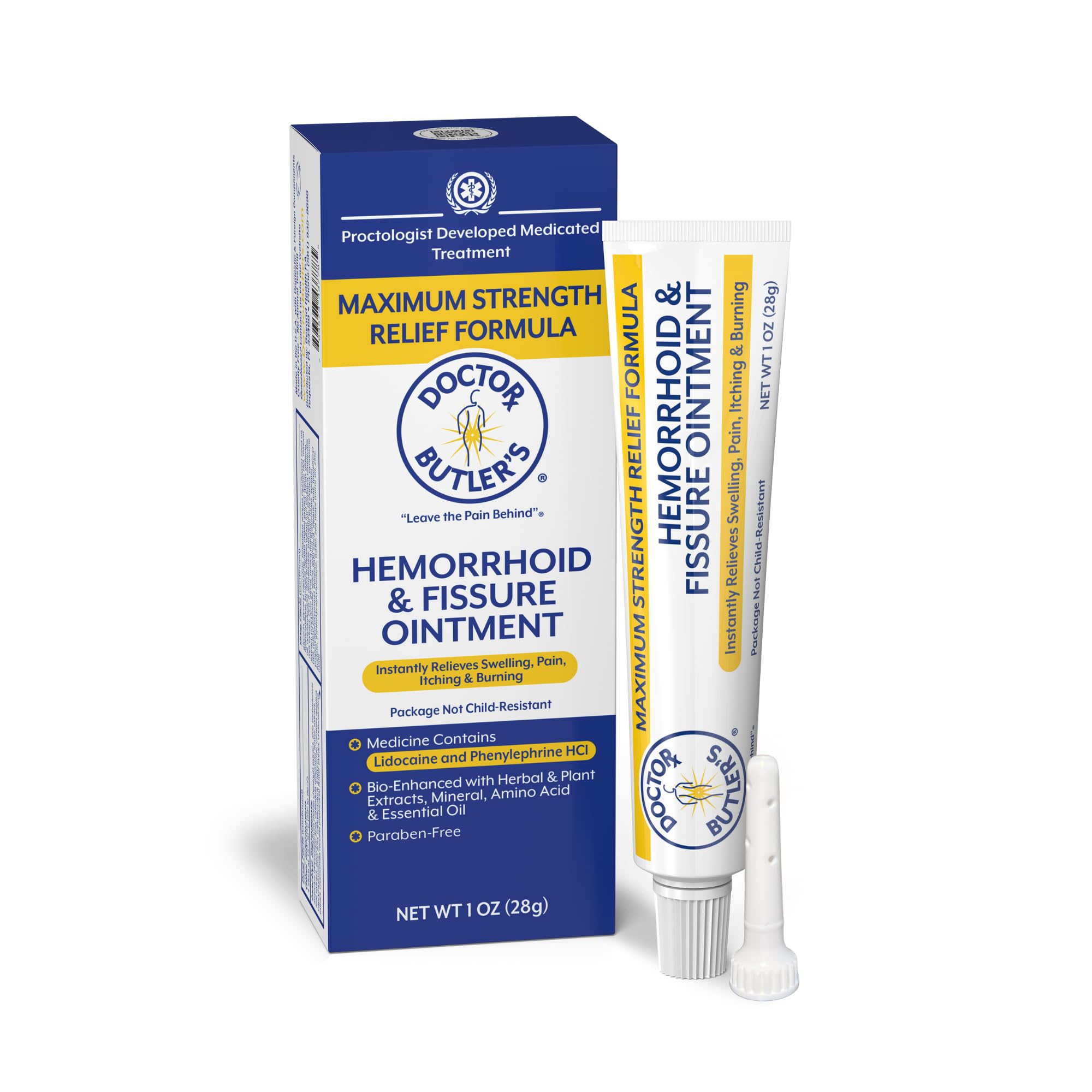 Doctor Butler's Hemorrhoid & Fissure Ointment (1oz/28g)