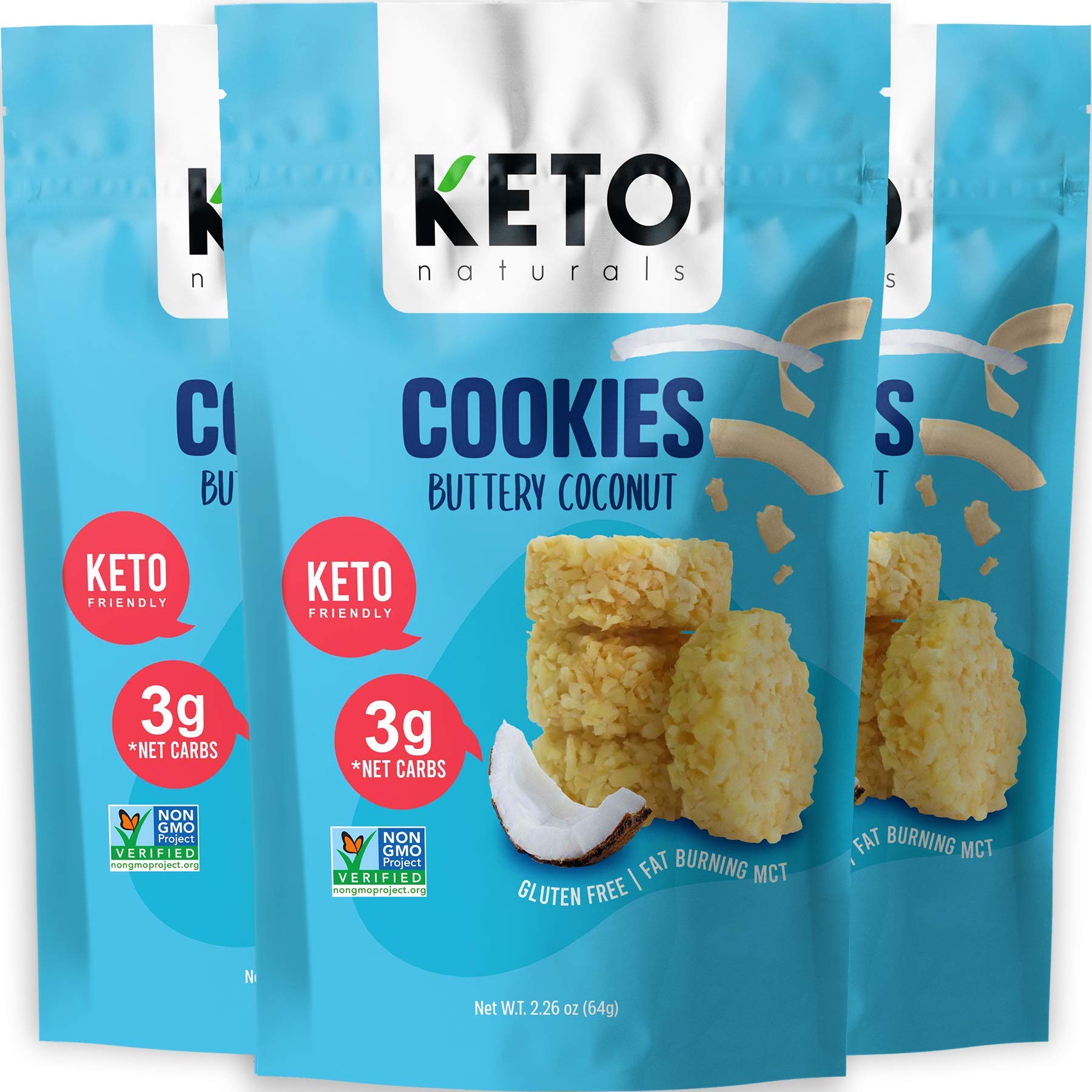 Keto Cookies Faster Fat Burn MCT - (Buttery Coconut)