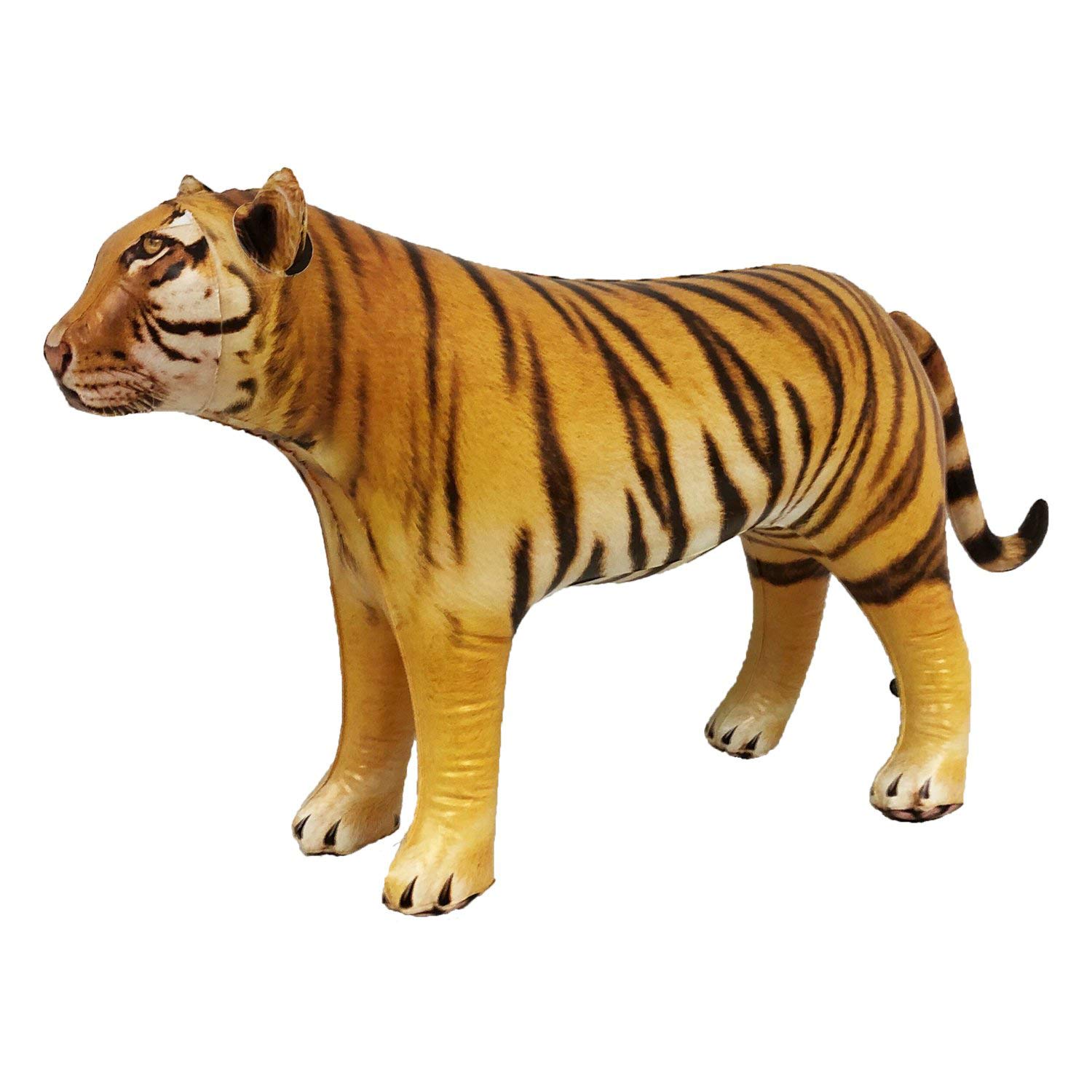 Jet Creations Tiger Air Stuffed Animal, Inflatable, 1 pc, Multi, 40 inches, Party Decorations, Supplies, Pool Float Toys, Gift. AN-TIGER40