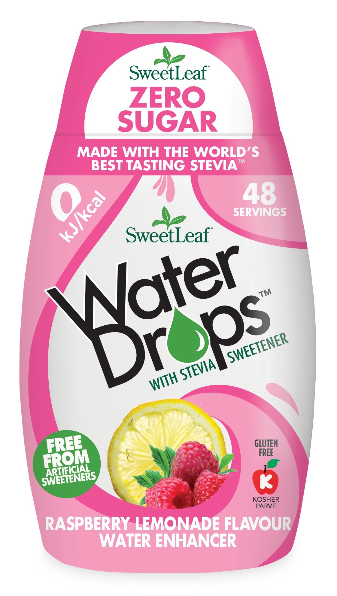 SweetLeaf Water Drops Raspberry Lemonade Flavoured Water Enhancer, 48 ml