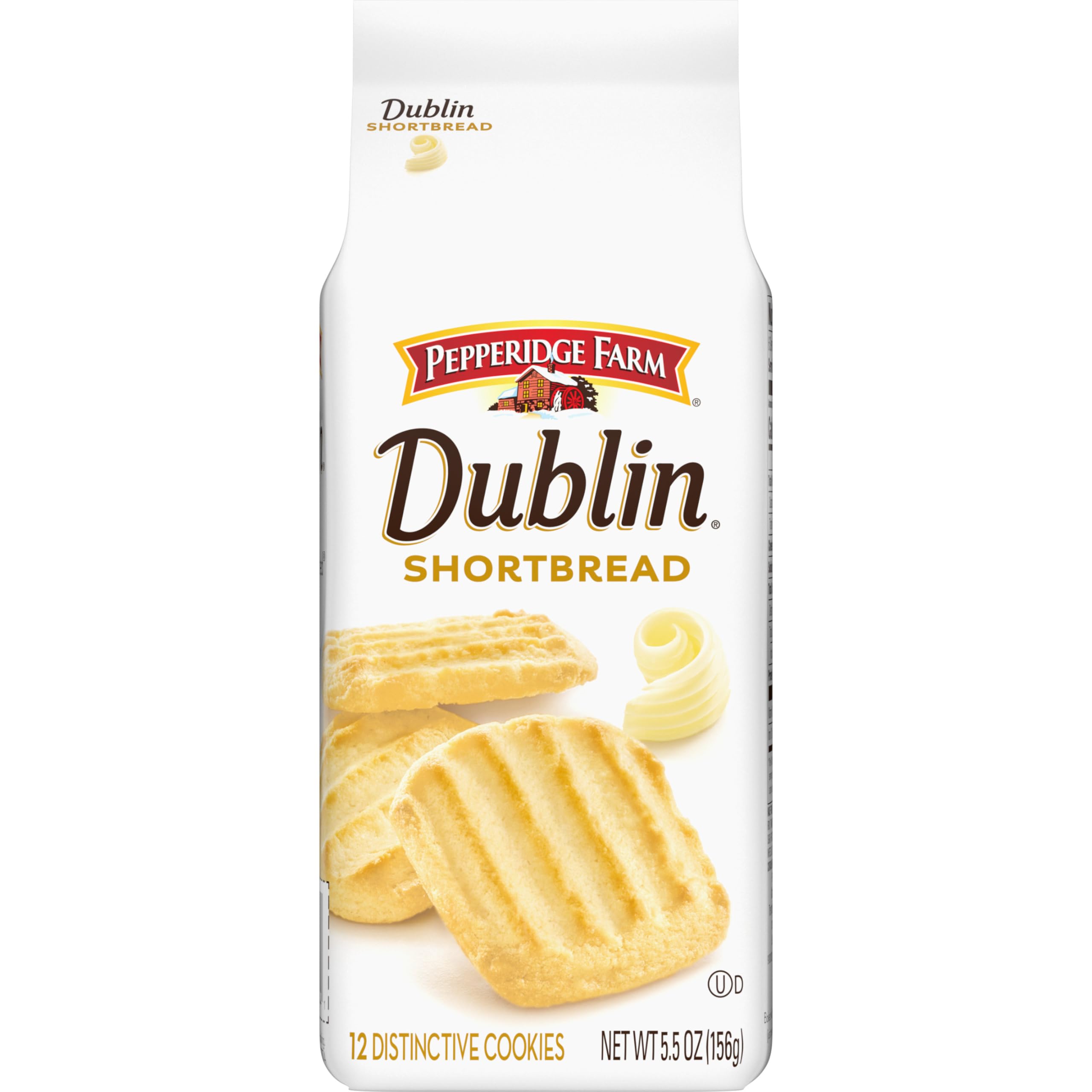 Pepperidge Farm Dublin Shortbread Cookies, 5.5 Oz Bag