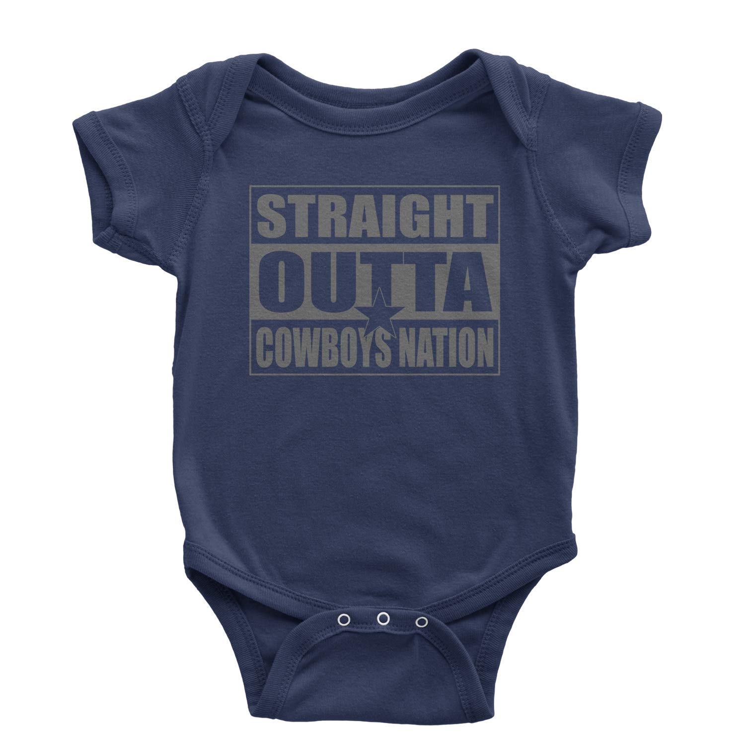 Straight Outta Cowboys Nation Infant One-Piece Bodysuit and Toddler T-Shirt