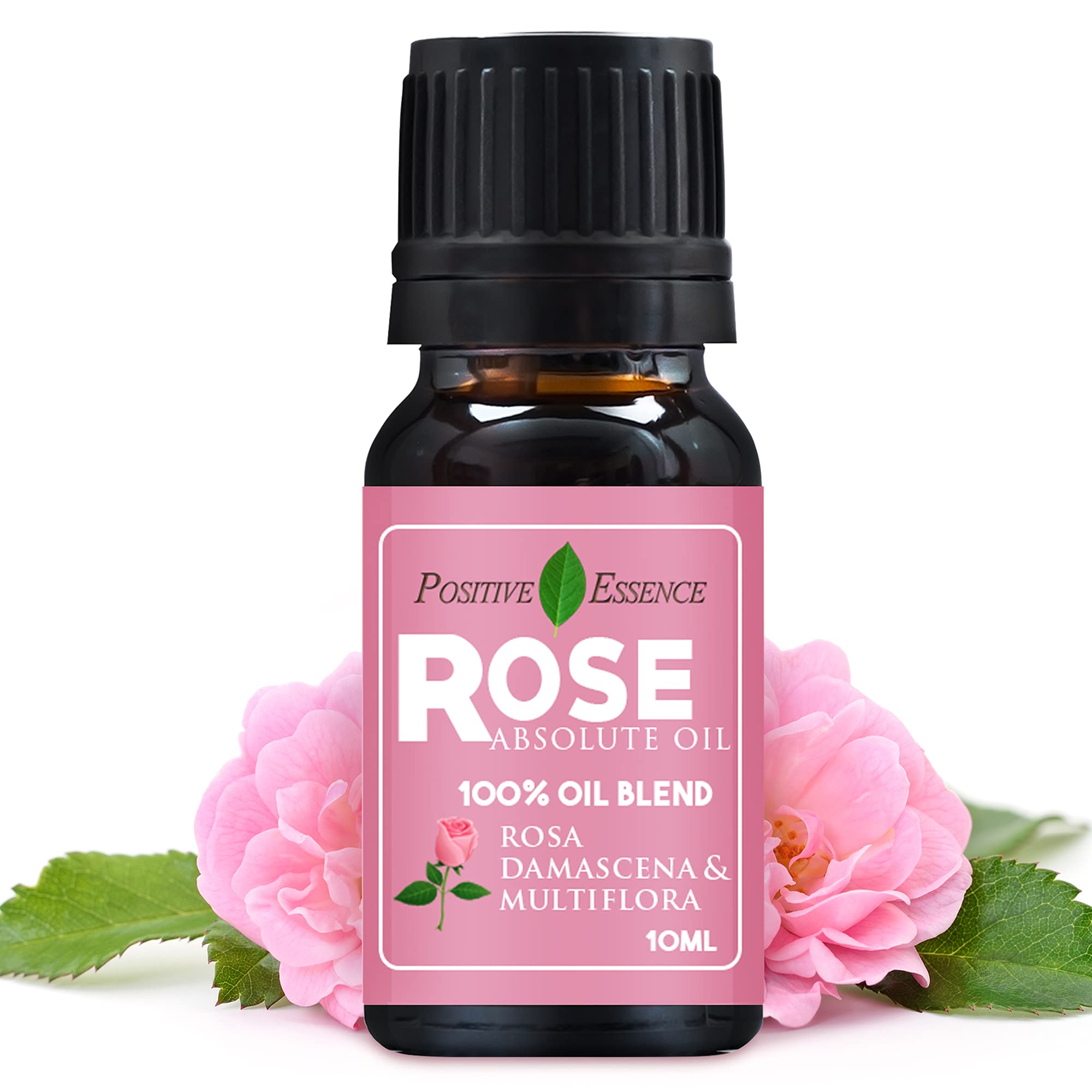 Rose Essence Oil, 100% Pure Rose Absolute Oil for Diffusers or Skincare, Undiluted, Therapeutic Grade, 10ml Aromatherapy Oil