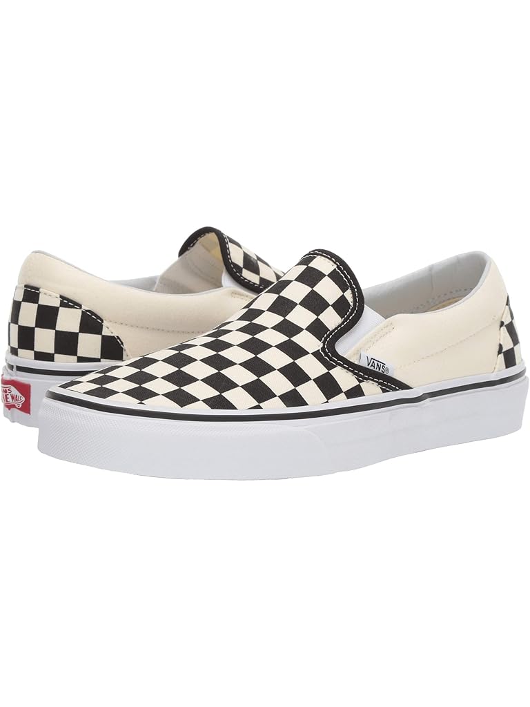 Black Vans Classic Slip-On Checkerboard