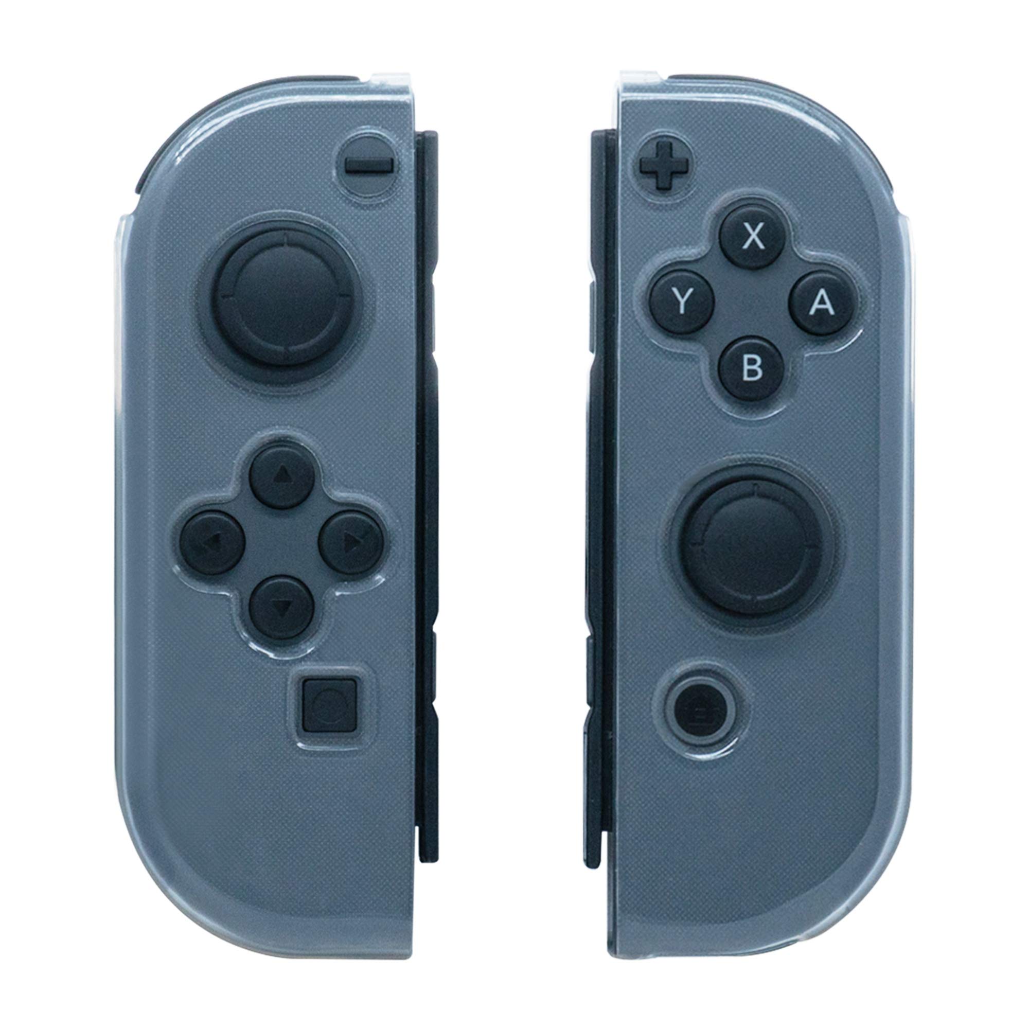 Mcbazel DOBE Transparency Soft TPU Protective Cover Case for NS Switch/Switch OLED Joy-con Controllers