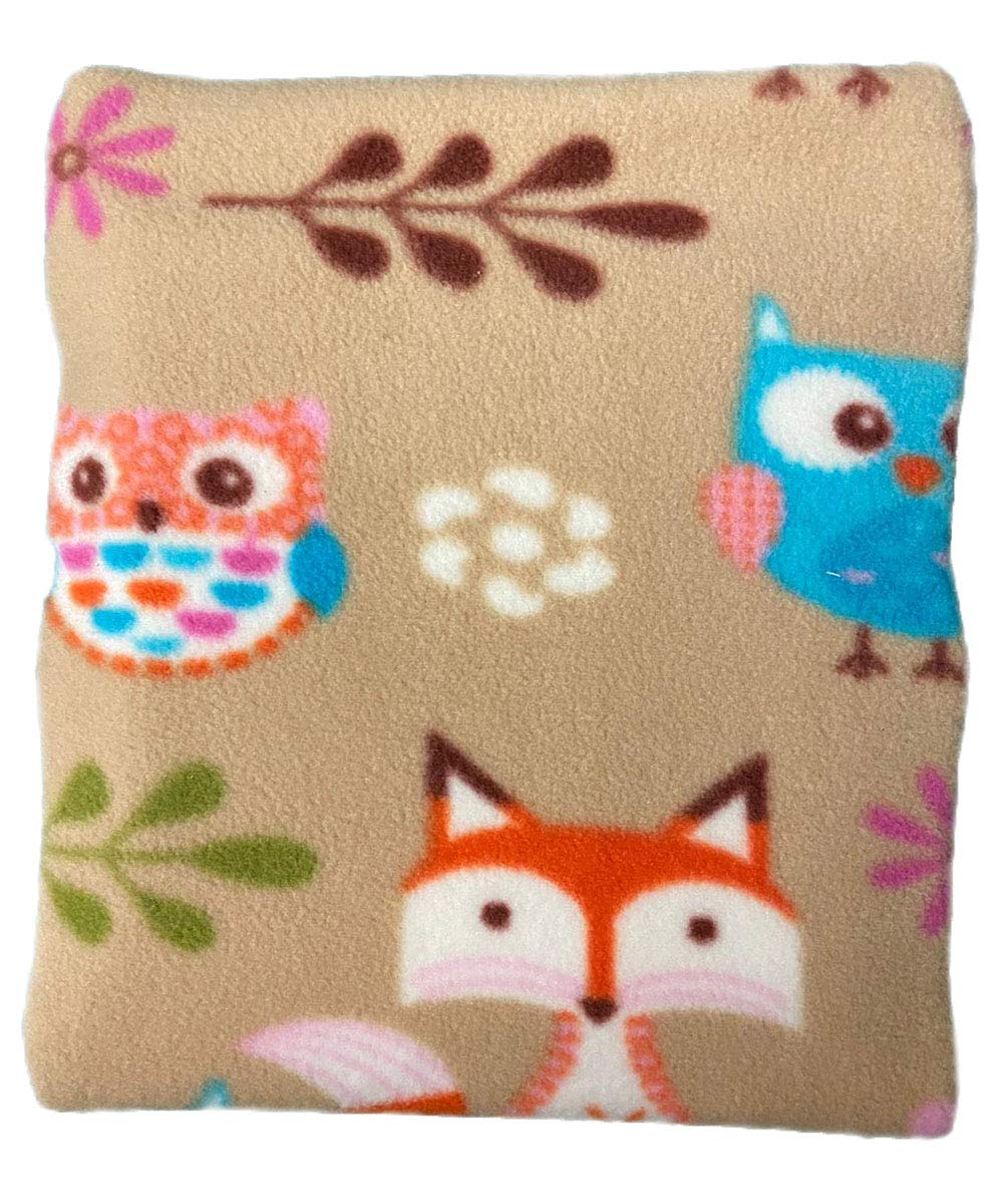 MicroHotties Woodland Animal Print Microwavable Heat Pad Colour May Vary