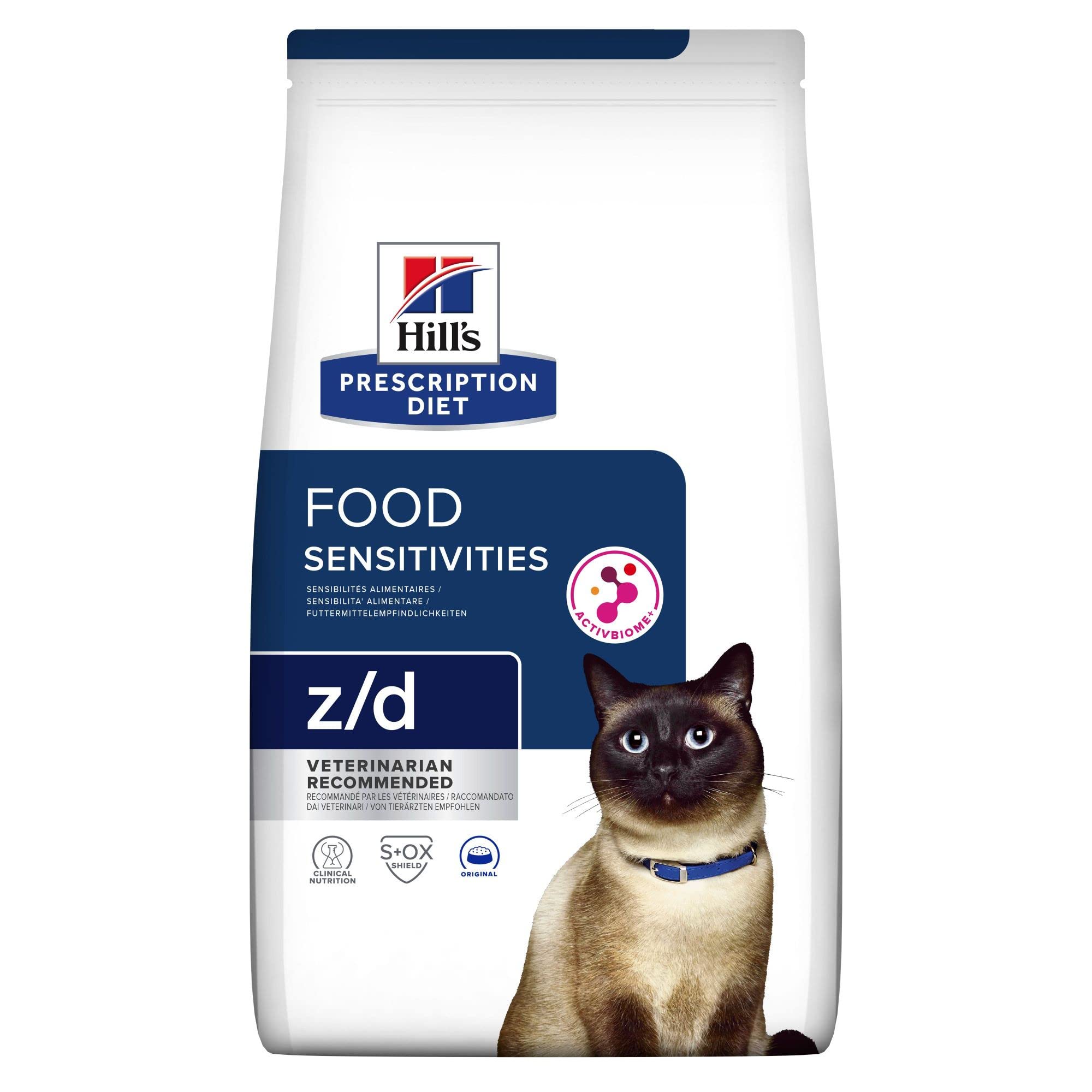 Hill's Prescription Diet Feline Z/D Food Sensitivities 1.5kg