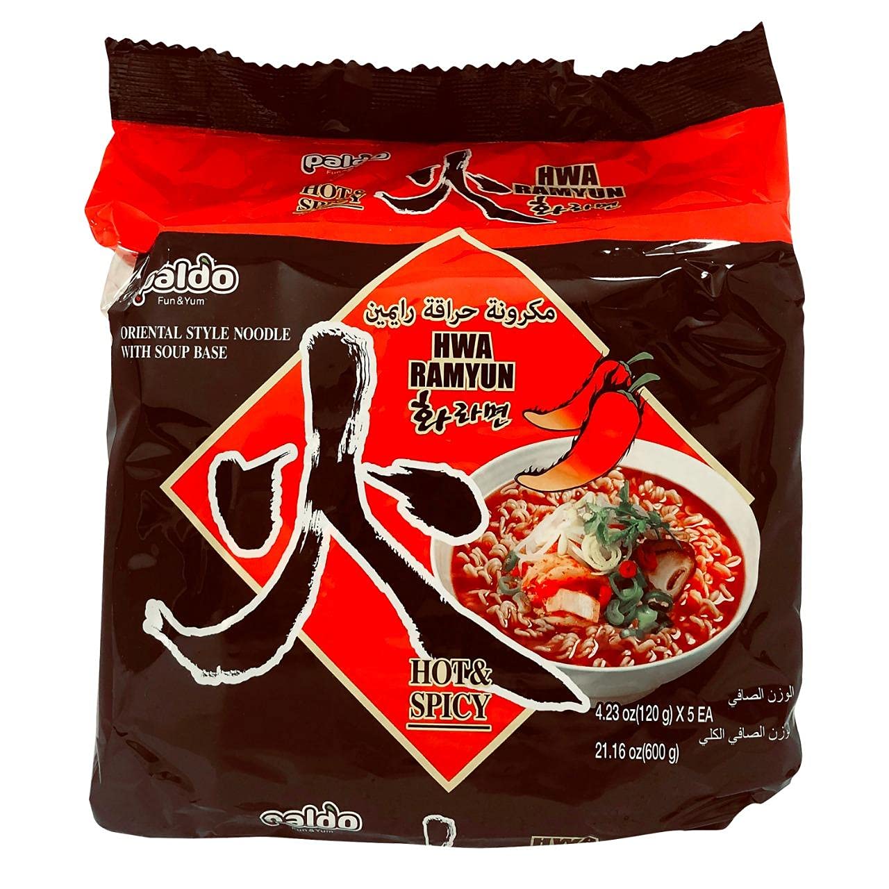 Zypermart Living MindfullyHwa Ramyun Multi-[Paldo- 120g*5]