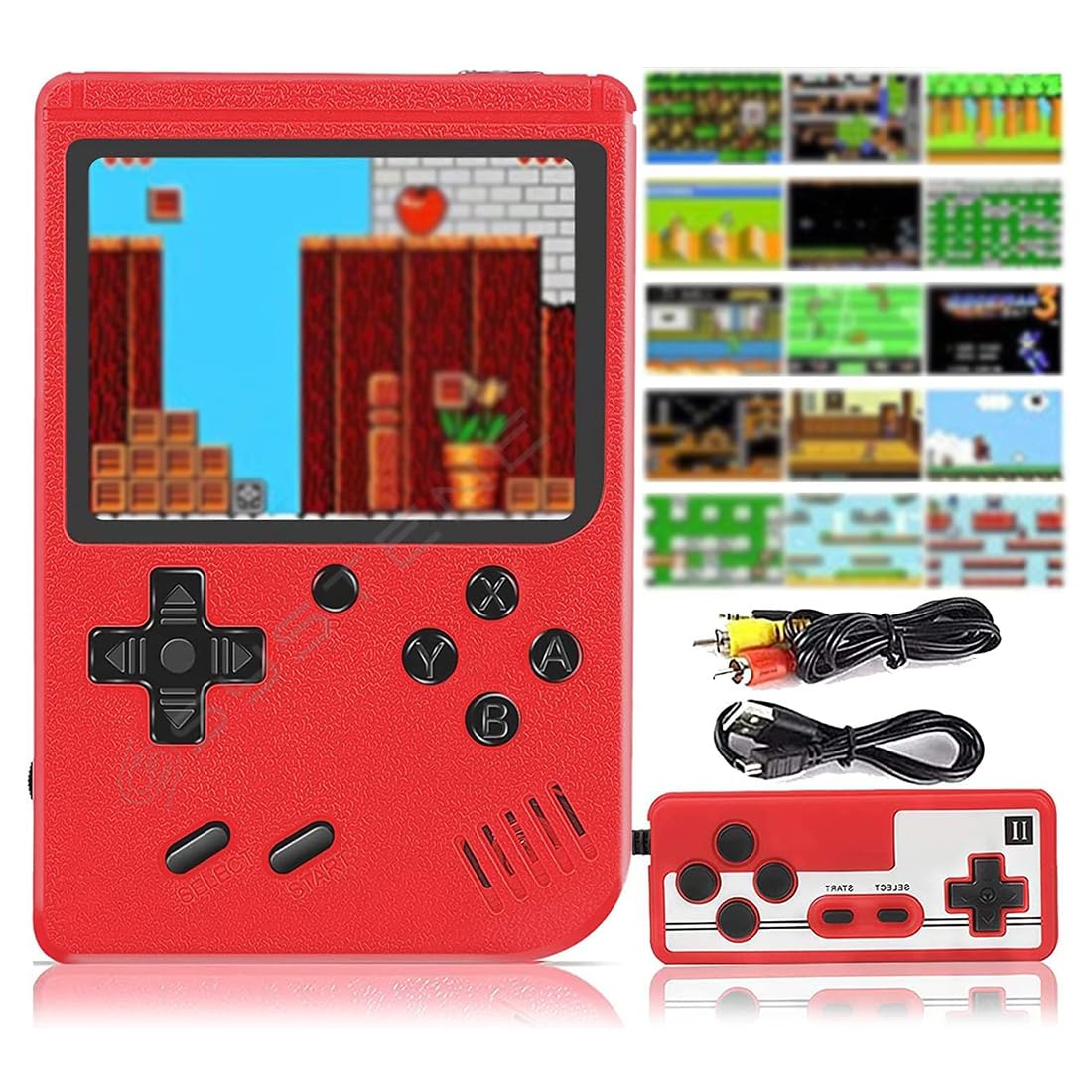 2023 New Edition Video Game for Kids, Handheld Sup 400 in 1 Mario, Super Marrio, Contra and Other 400 Games Console Video Game Box for Kids Both Boys and Girls