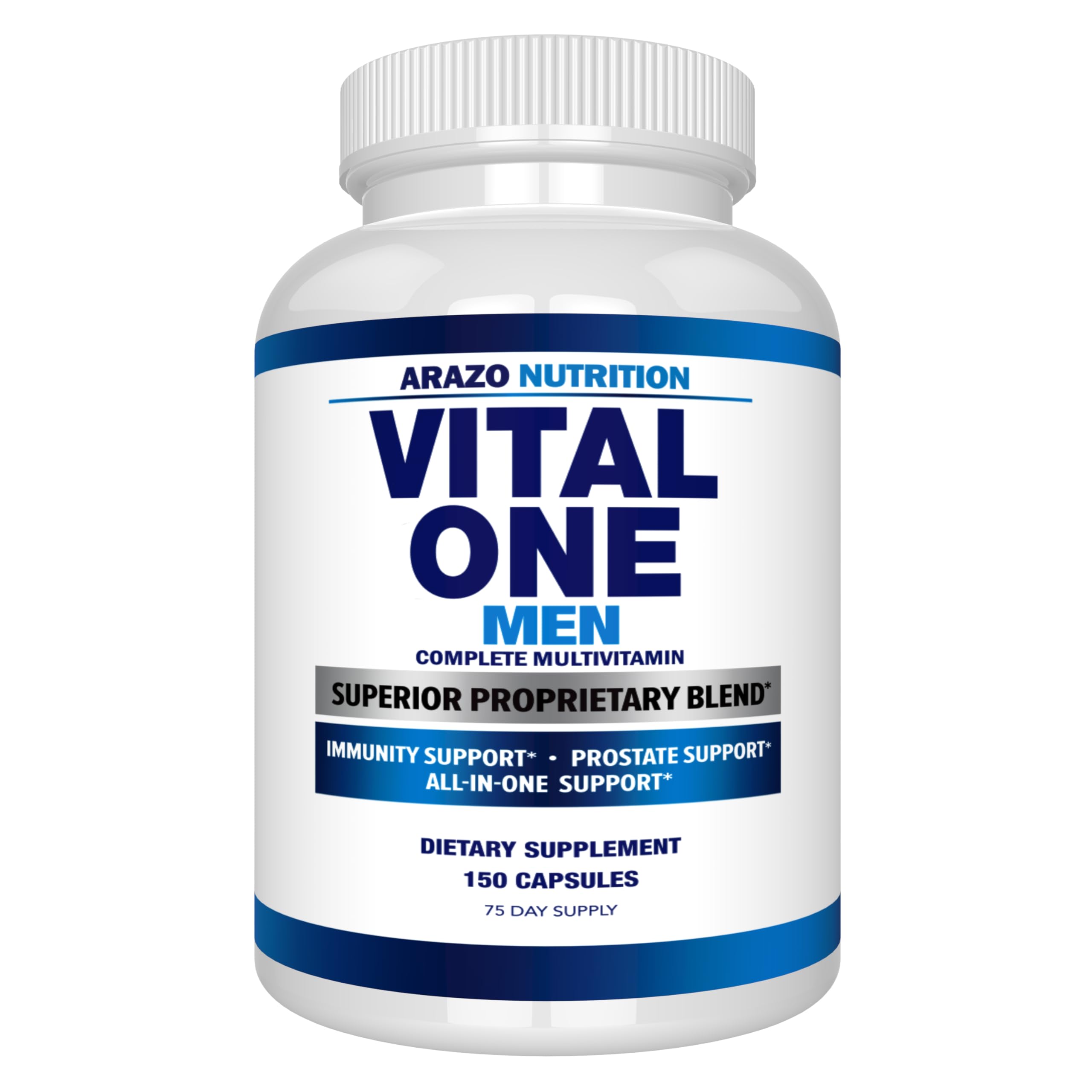 Arazo NutritionVital One Multivitamin for Men – Daily Wholefood Supplement - 150 Vegan