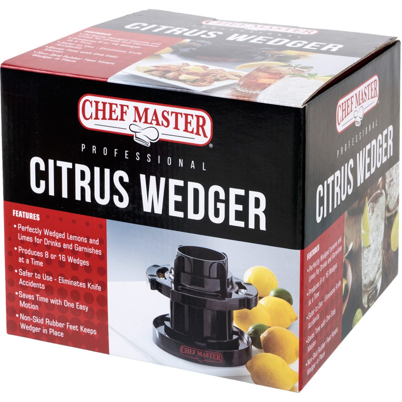 Chef-Master 90023 Citrus Slicer, Black