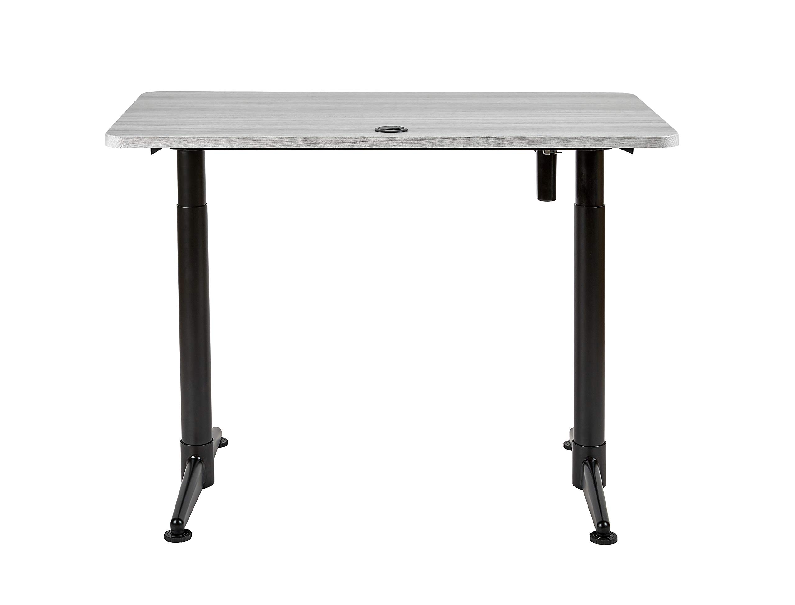 ApexDeskVortex Series M Edition 48" Electric Height Adjustable Standing Desk with Memory Controller, Alloy Steel Engineered Wood Metal, Rustic Grey/Black, 48 Inches