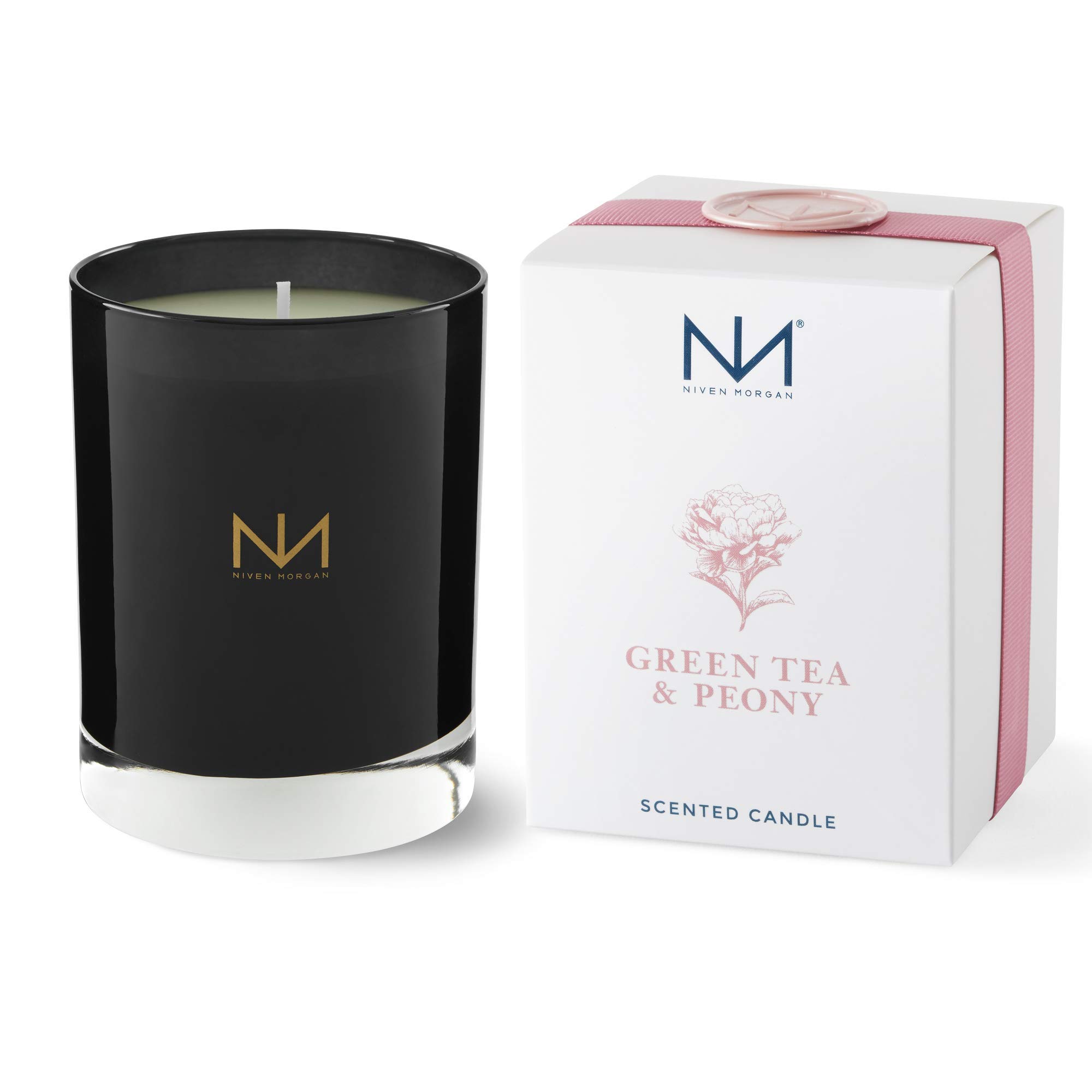 Niven Morgan Green Tea & Peony Fragrant Candle