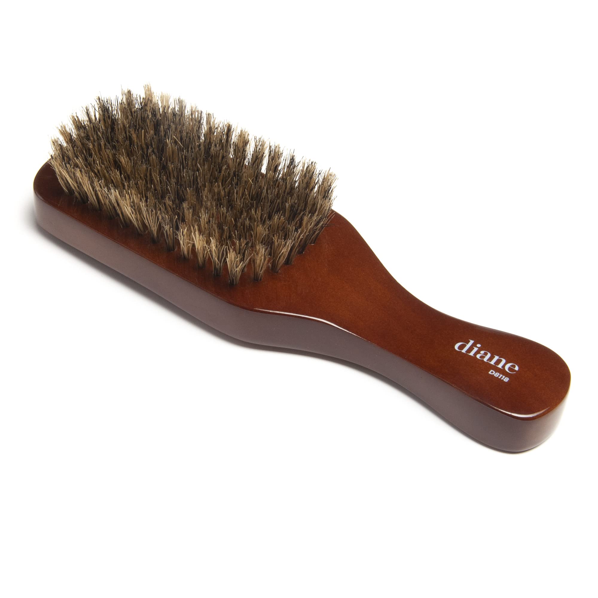 Diane 100% Medium Boar Club Brush, D8118 : firm boar bristle, 7 Inch (Pack of 1)