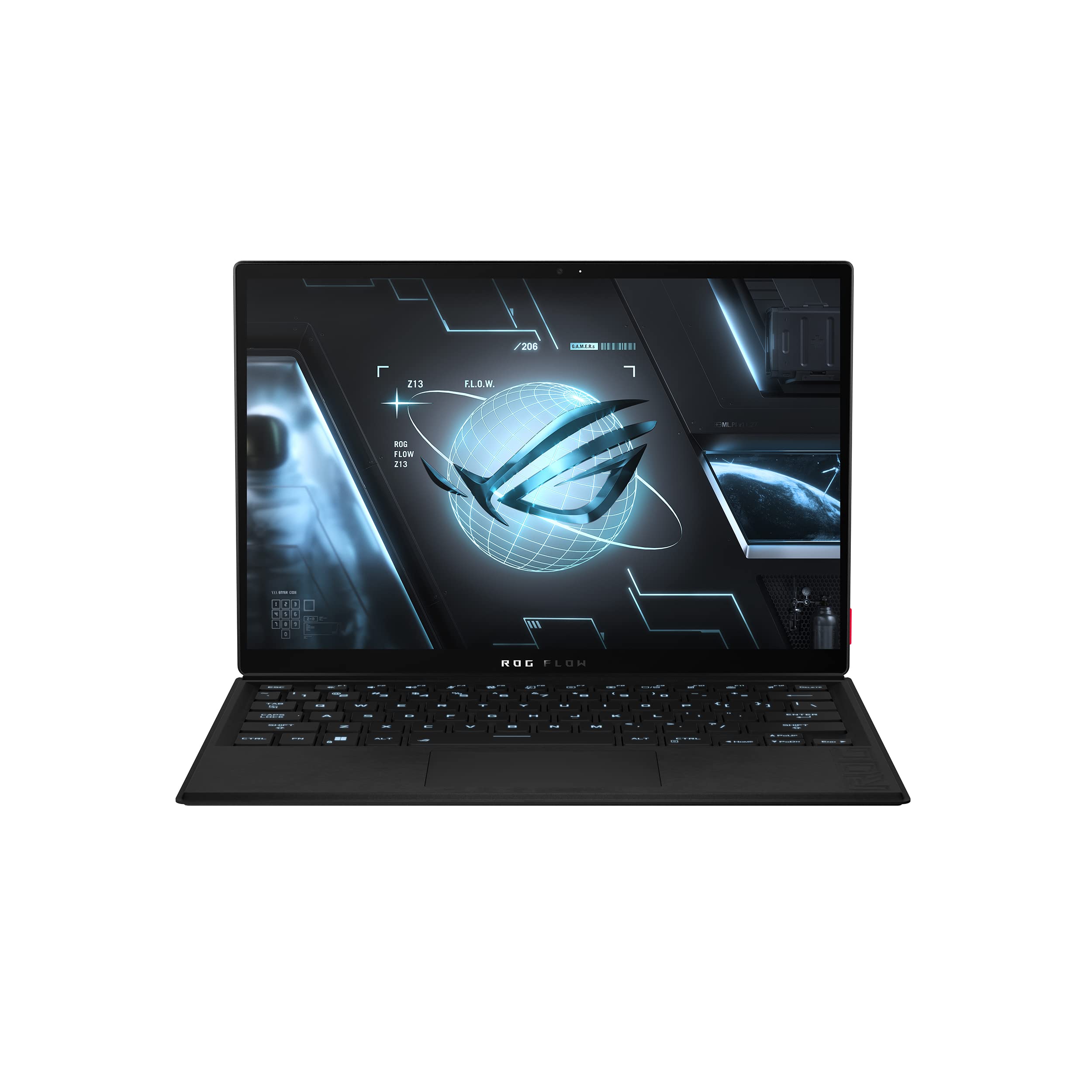 ASUS ROG Flow Z13 GZ301ZA LD109W Black Intel Core i5 12500H, 16GB RAM, 512GB SSD, Intel Iris Xᵉ Graphics, 13.4'' WUXGA 120Hz/3ms, Win 11, Touch Screen, RGB Backlit Eng Arb KB