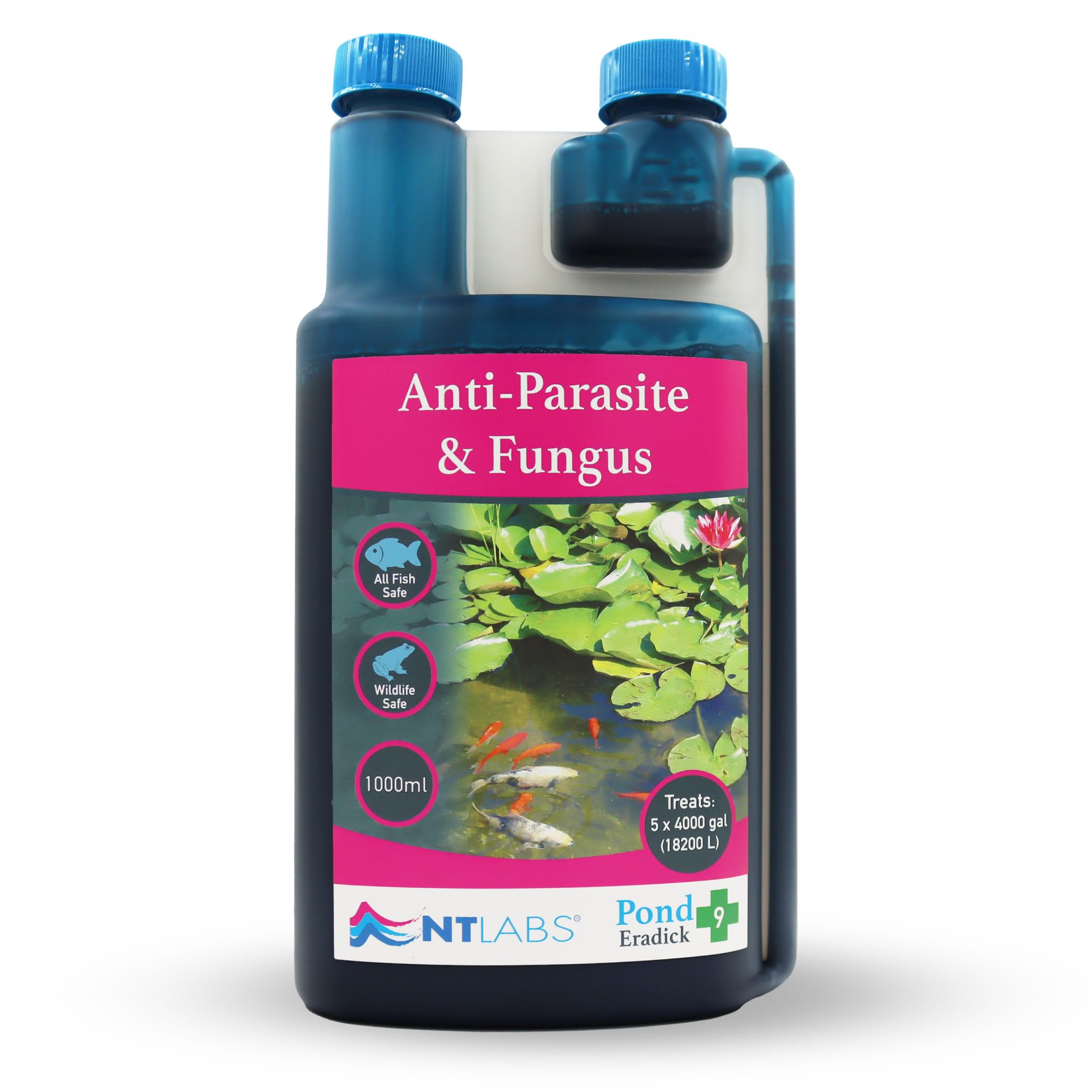 NT LabsPond Eradick, Pond Fish Medicine, Anti-Parasite & Fungus, Parasite Treatment for Pond Fish, Treatment for Fungal Infections