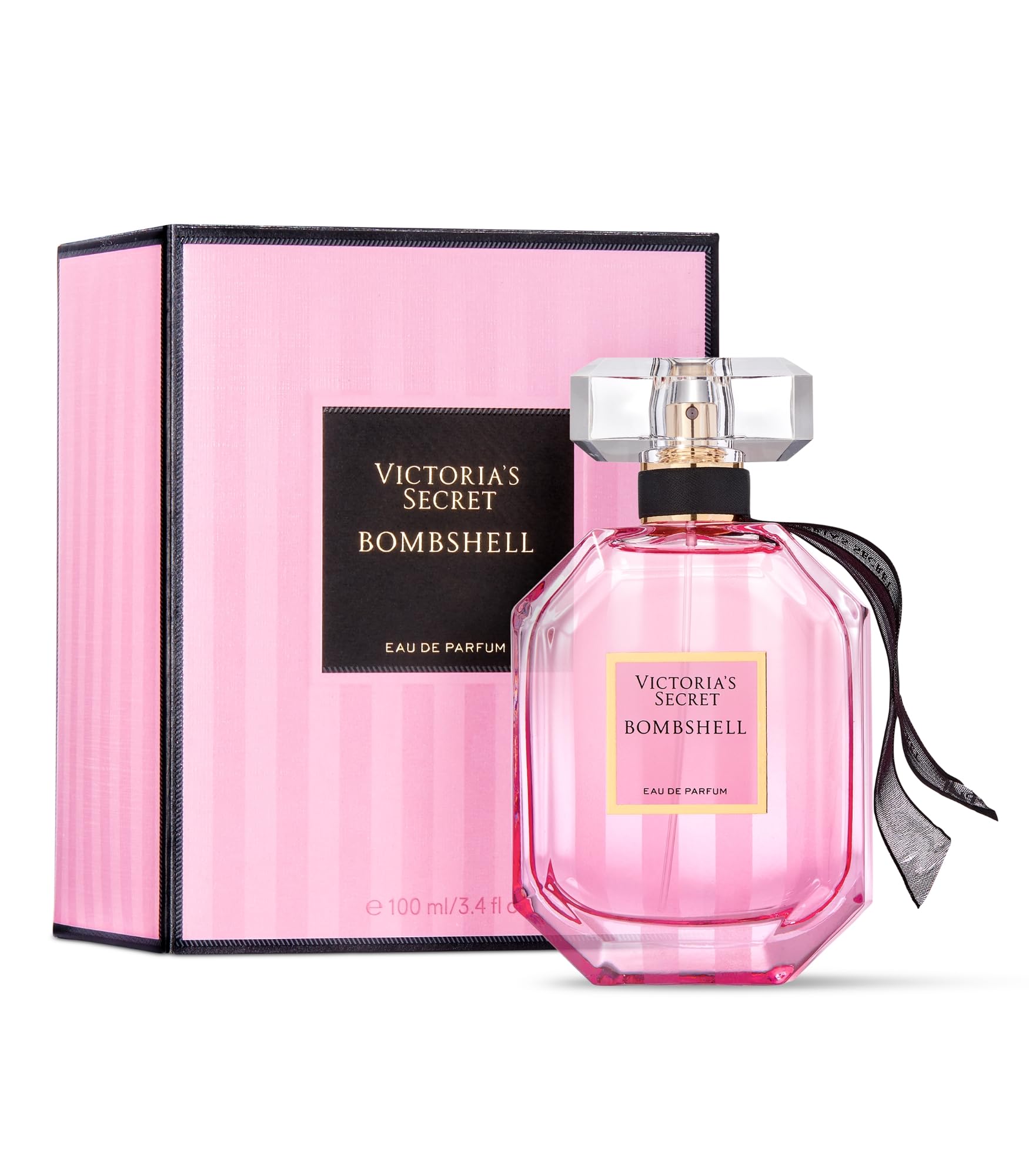 Victoria's Secret Bombshell Eau de Parfum, Notes of Purple Passion Fruit, Shangri-La Peony & Vanilla Orchid, Perfumes for Women (3.4 oz)