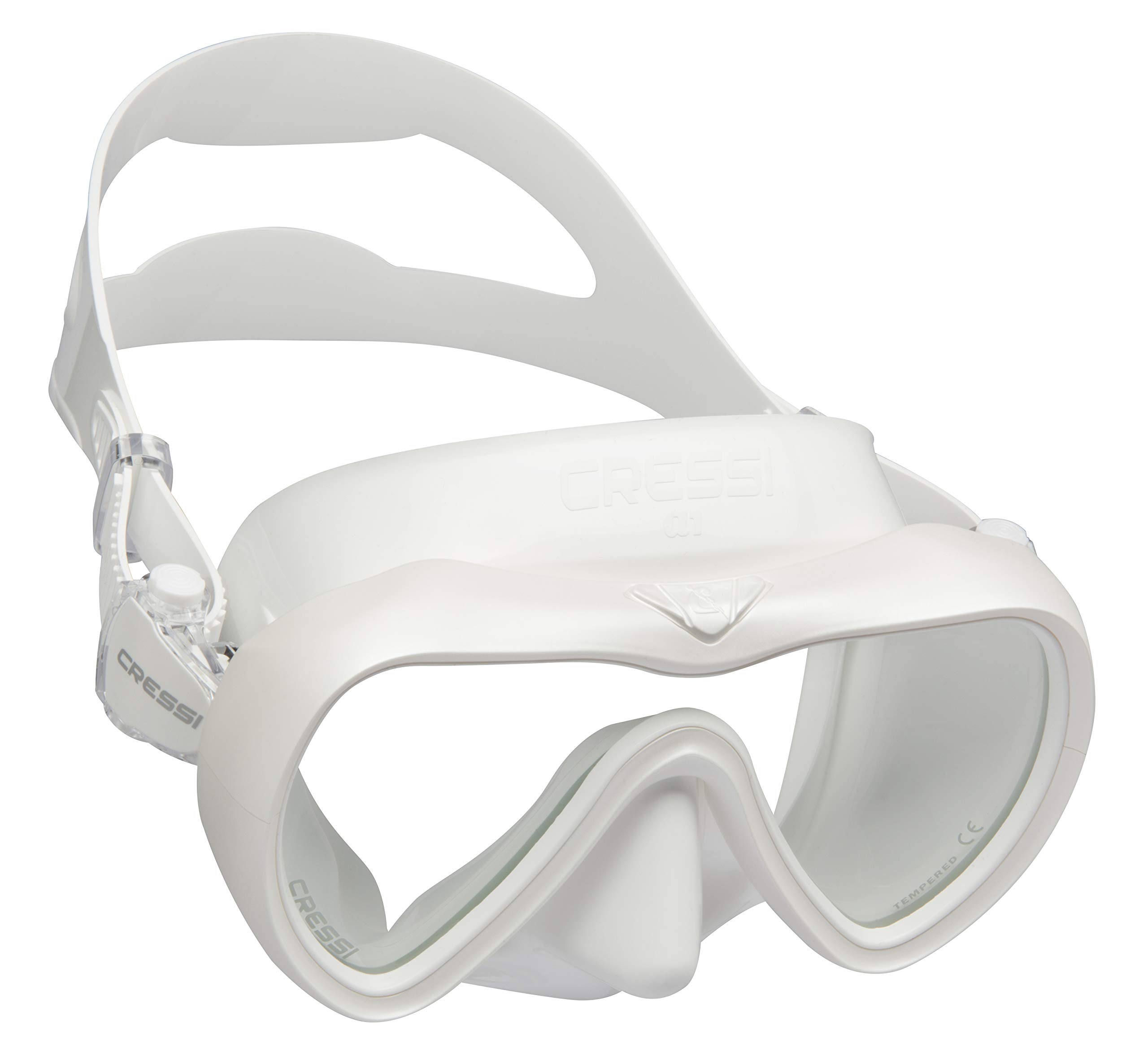 Cressi Anti-Fog Wide View Single Lens Scuba Diving and Freediving Mask: A1: Designed in Italy