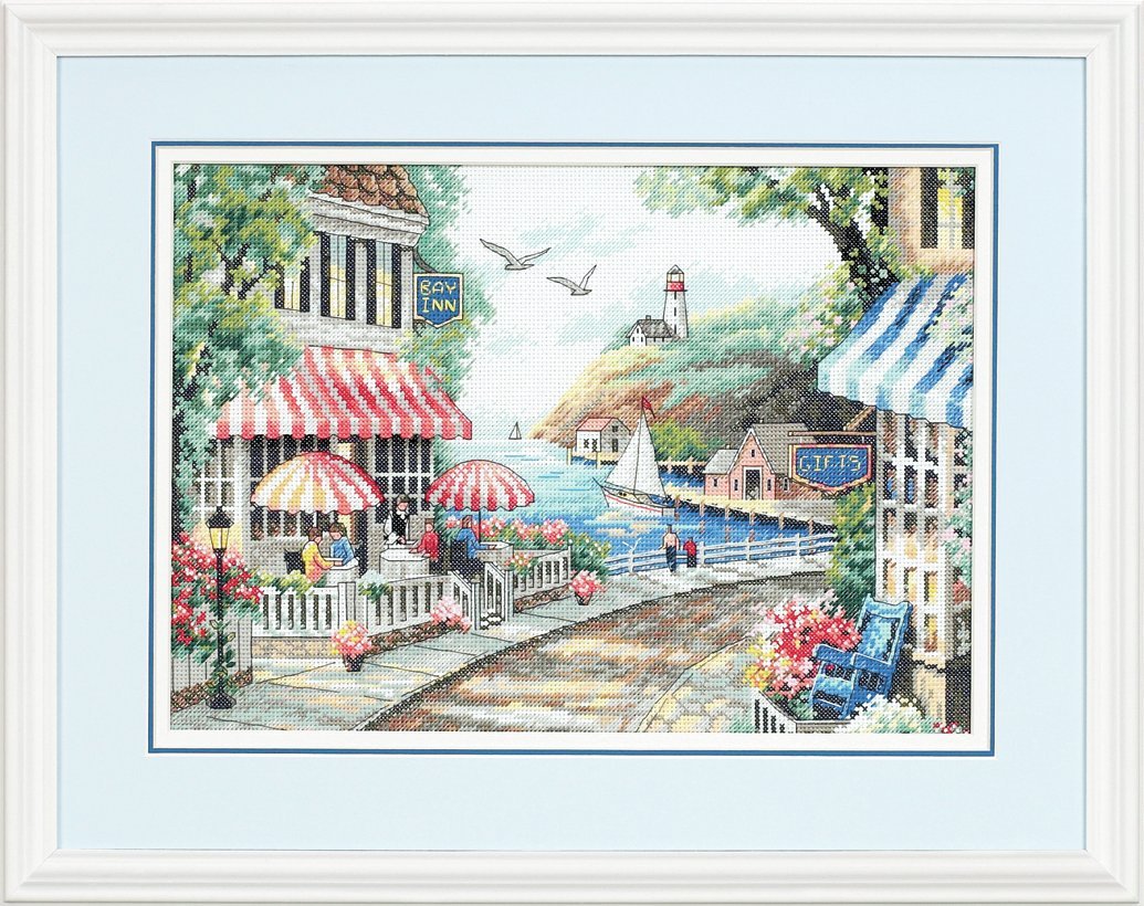 Cafe by the Sea - Cross Stitch Kit