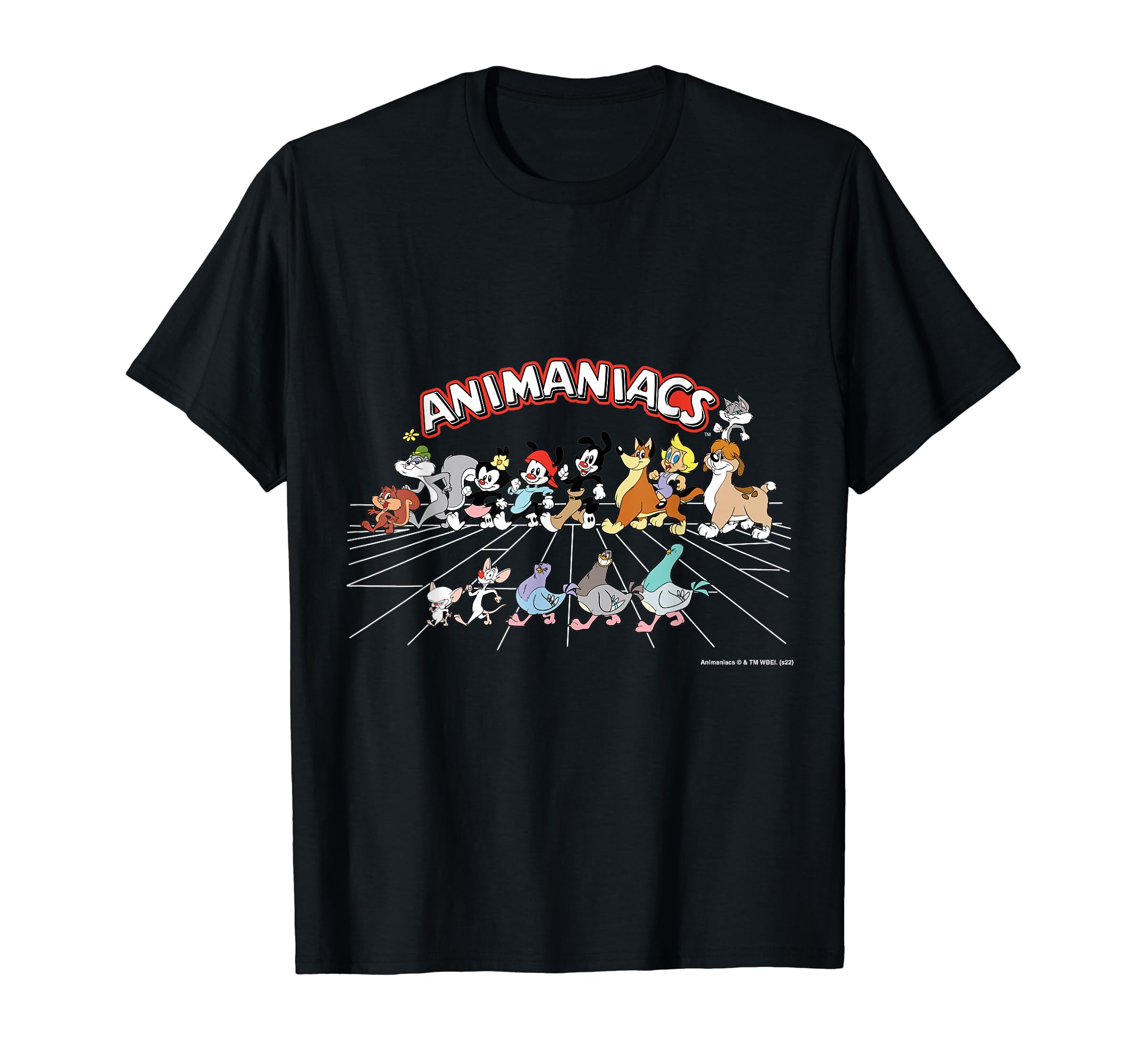 Animaniacs Characters Walking Along T-Shirt