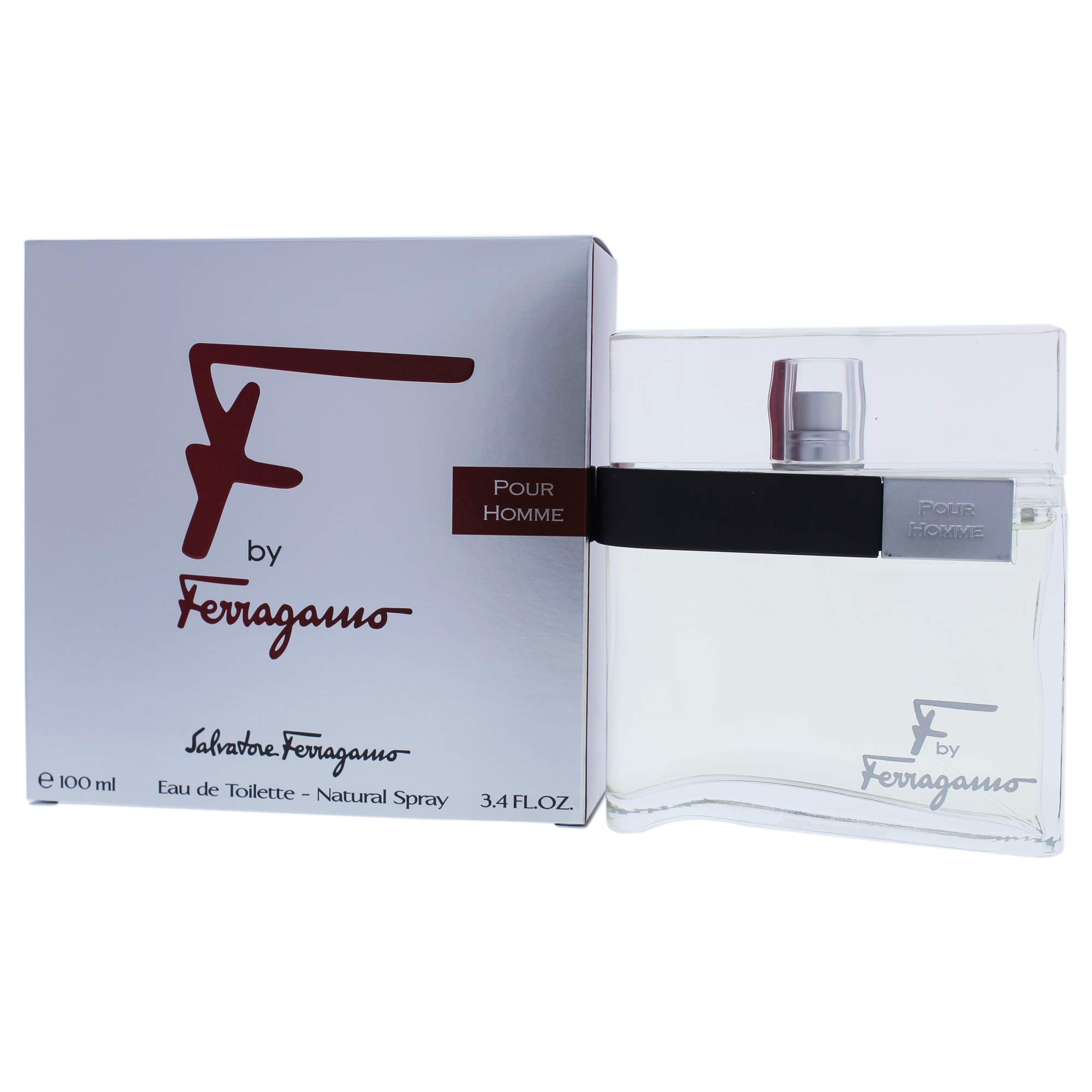 Salvatore Ferragamo Pour Homme Eau De Toilette Spray for Men, 3.4 Ounce