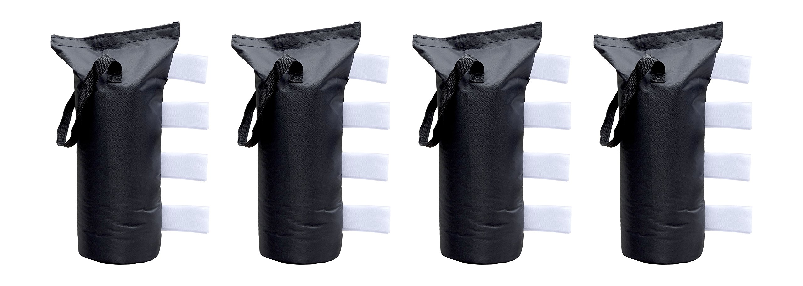 GigaTent Portable Canopy Weight Sand Bags Anchors - 4 Pack Black