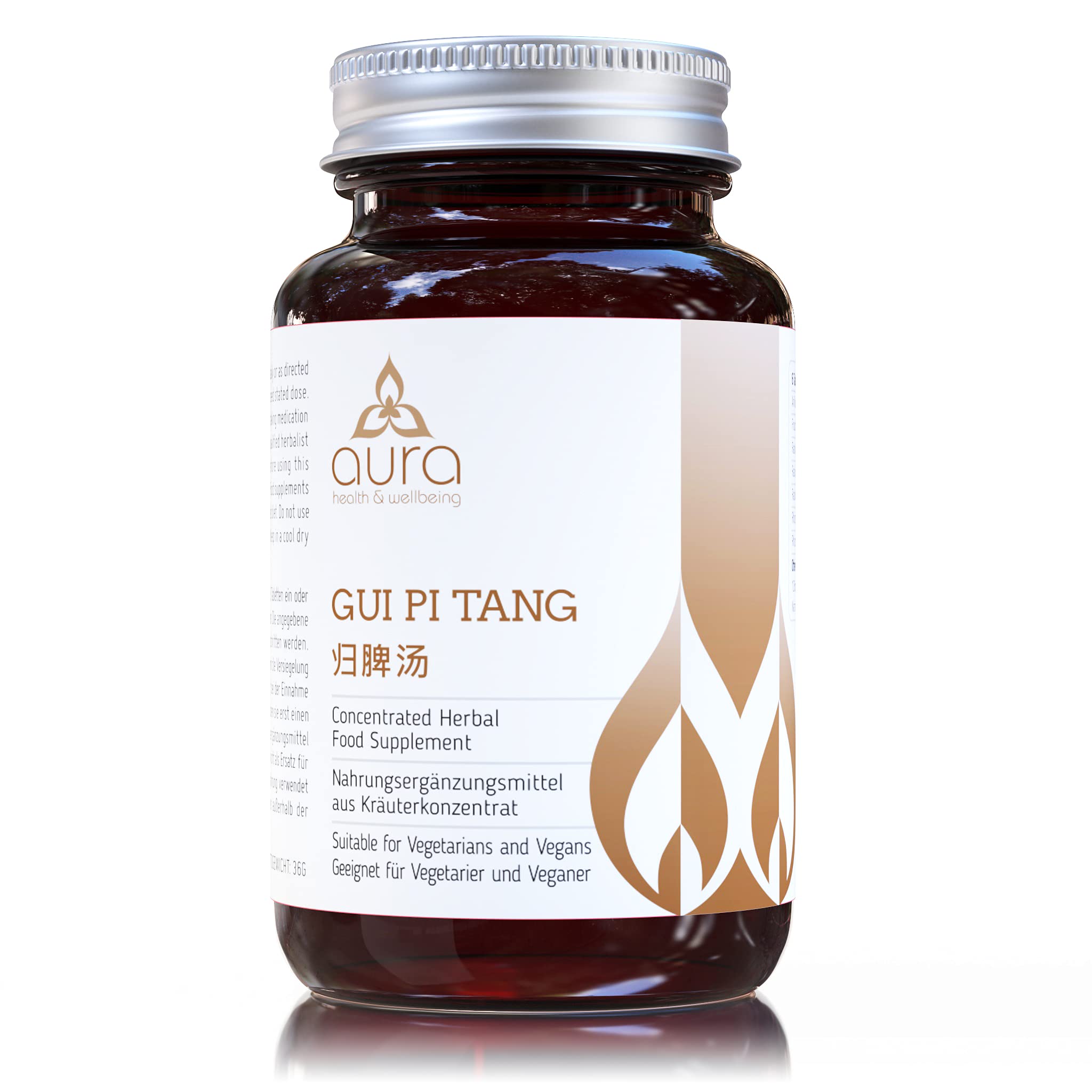 GUI Pi Tang 归脾汤 (Longan Fruit & Polygonum Vine), 5:1 Concentration Ratio, 4-9x More Concentrated Than Other Brands, Vegan Friendly, Gluten-Free, Non-GMO, Authentic Natural Herbs, 60 Tablets