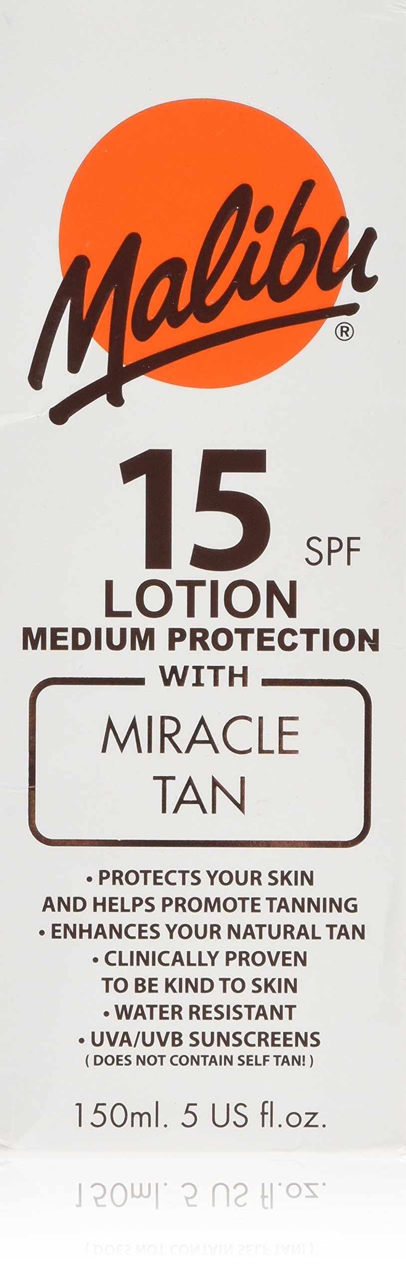 MalibuSun Care Lotion with SPF 15 Miracle Tan 150 ml