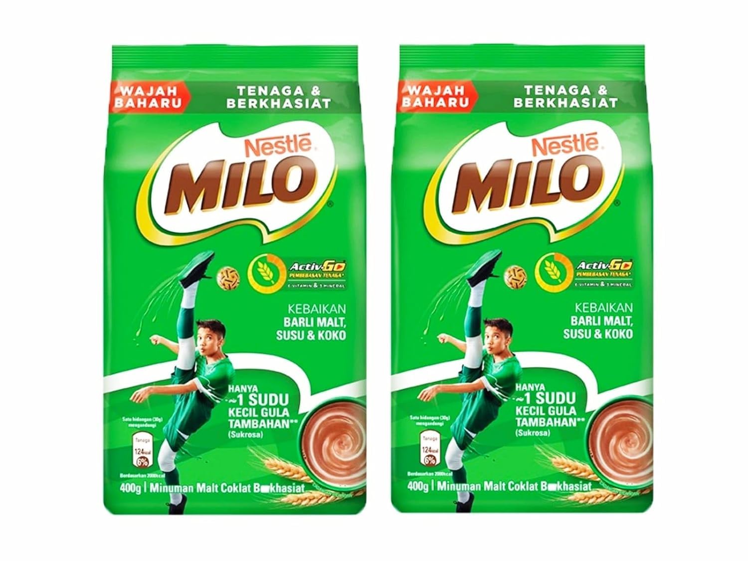 Nestle Milo Active Go - 400g, Imported (Pack of 2)