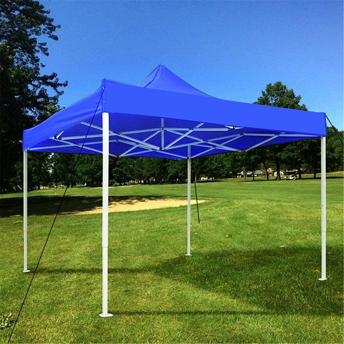 MEANTOBE Outdoor Patio Canopy Cover Replacement - Gazebo Pavilion Roof Tarpaulin Sunshade Replacement Pop Up Canopy Top, Patio Commercial Instant Canopy Tent Top Cover ONLY