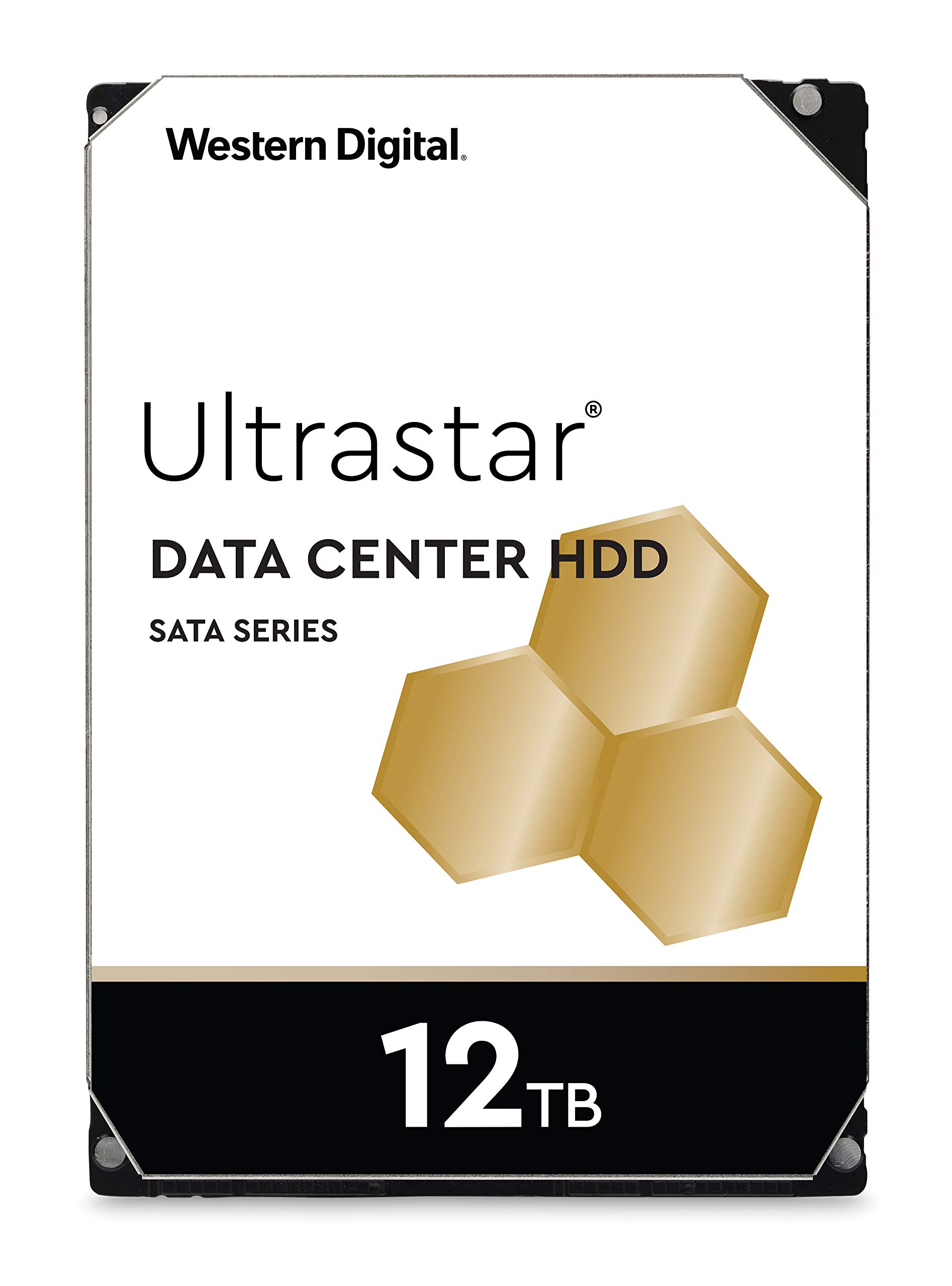 Western Digital WD Ultrastar 12TB DC HC520 SATA HDD, 3.5 Inch Internal Hard Drive for Server 256 MB Cache, Enterprise Class (Refurbished)