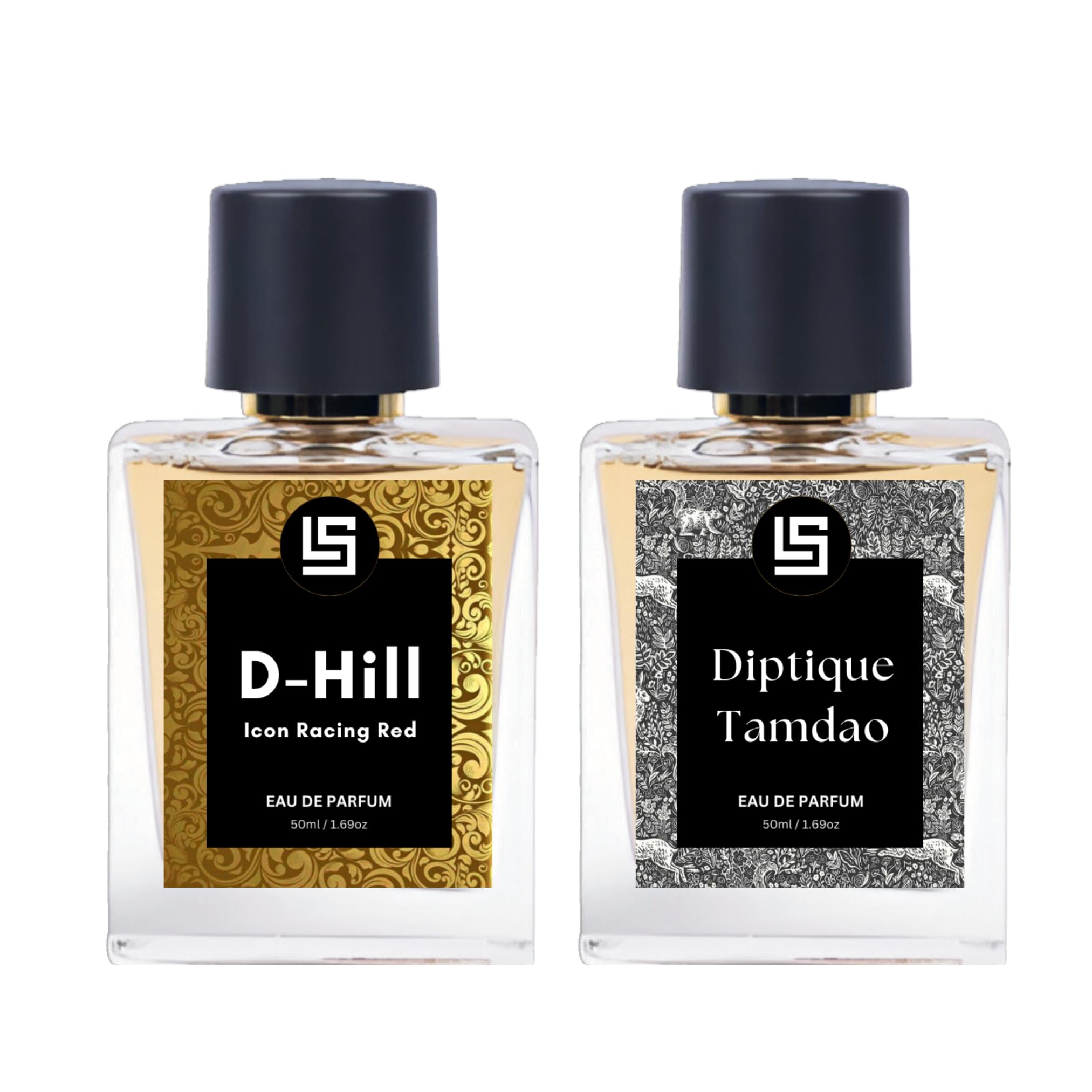 LUXIFY SCENT Diptique Tam dao & D-Hill Icon Red | SRK's Favourite Combo | Notes of Agarwood, Sandalwood & Green | Eau De Parfum | Unisex Fragrance | Luxury Gift Pack | 50ML Each | Pack of 2