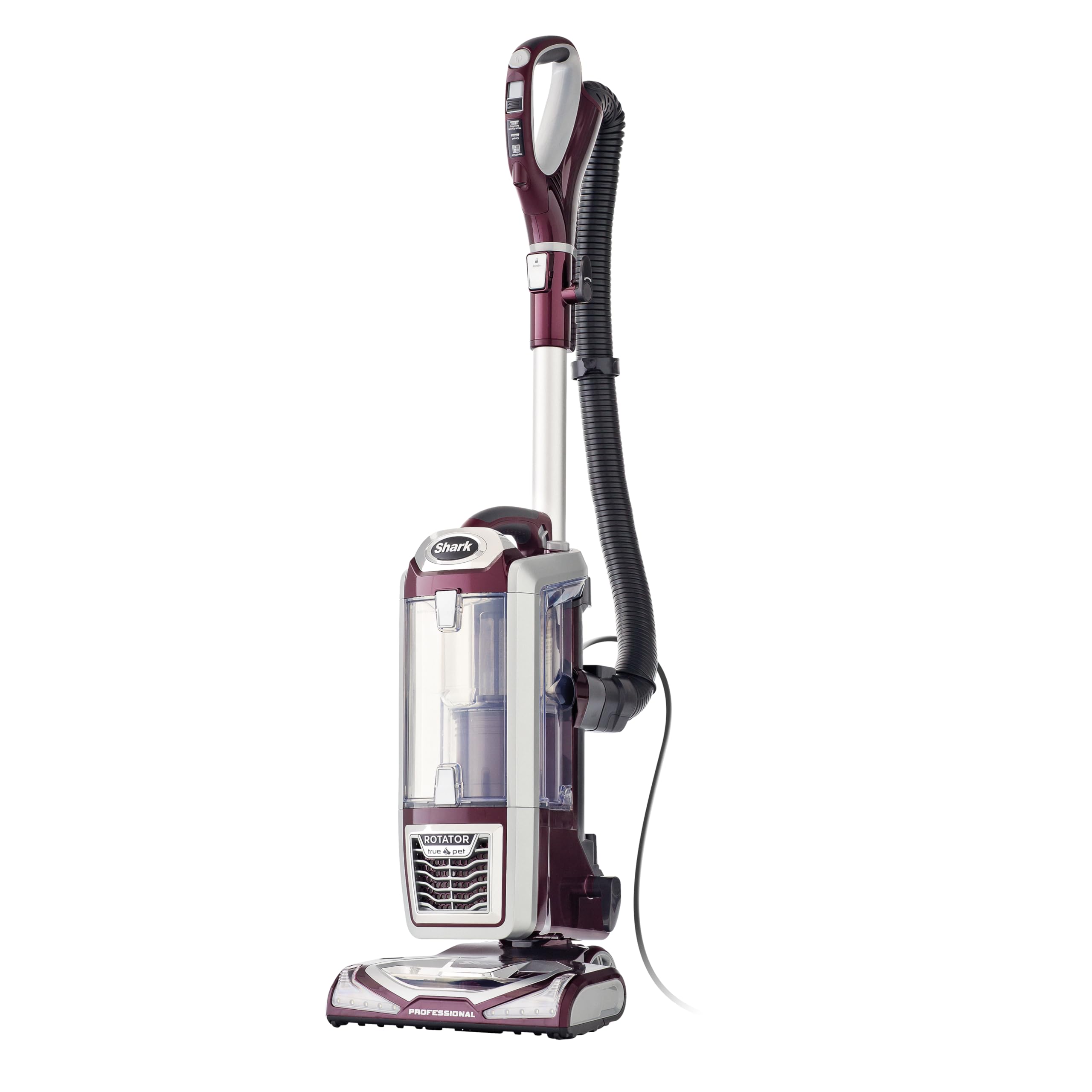 SharkNV752 Rotator Powered Lift-Away TruePet Upright Vacuum with HEPA Filter, Large Dust Cup Capacity, LED Headlights, Upholstery Tool, Perfect Pet Power Brush & Crevice Tool, Bordeaux