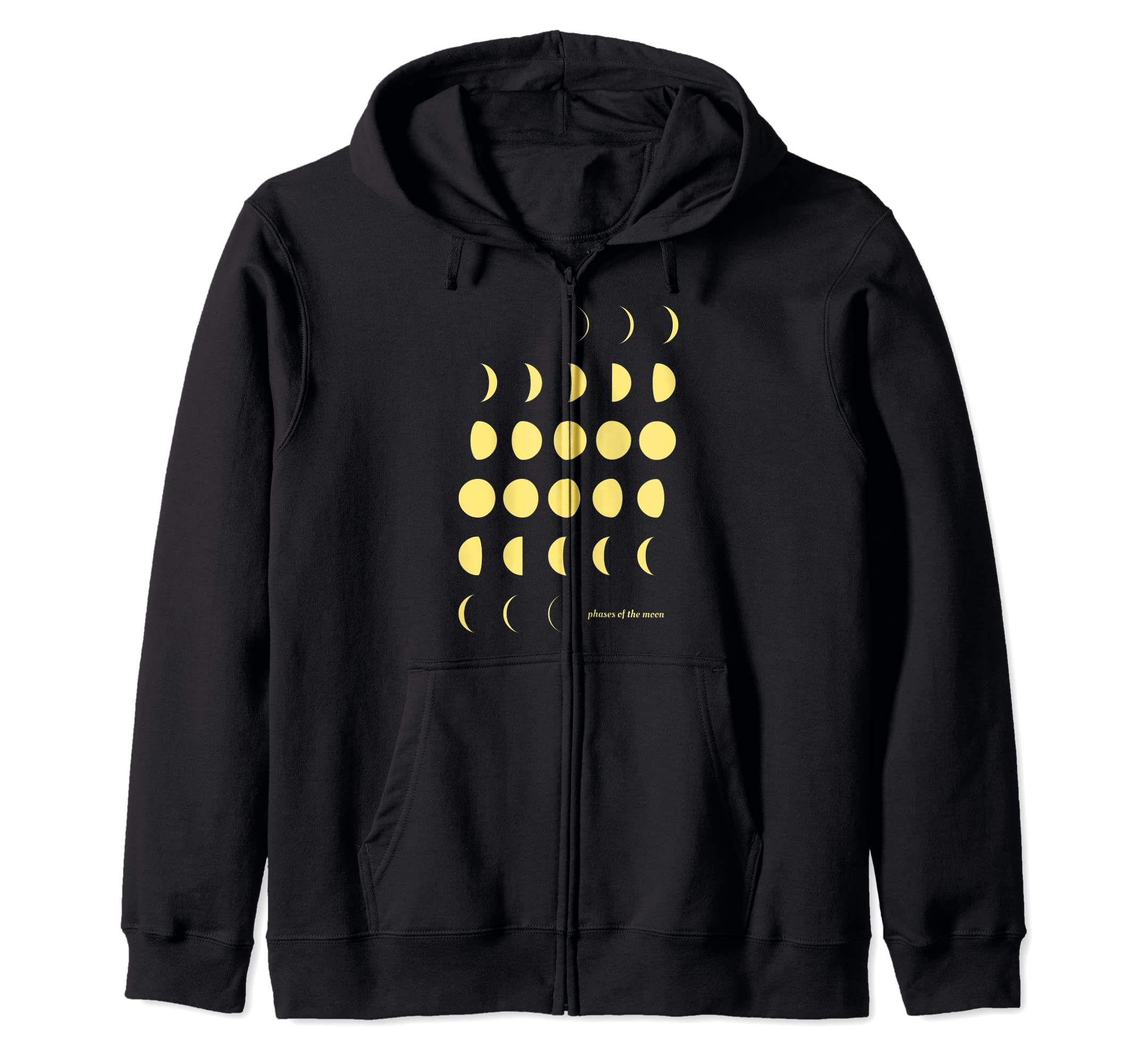 Moon Phases T-Shirt. Moon Shirt.Space Planet Moon Phases Tee Zip Hoodie