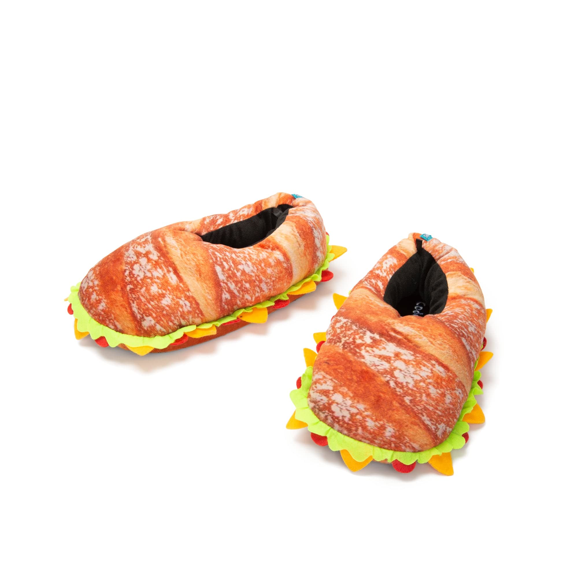 Coddies Sub Sandwich Slippers | Bread Slippers, Funny Gift, Plush Slippers, Anti-Skid Grip | Men, Women & Kids