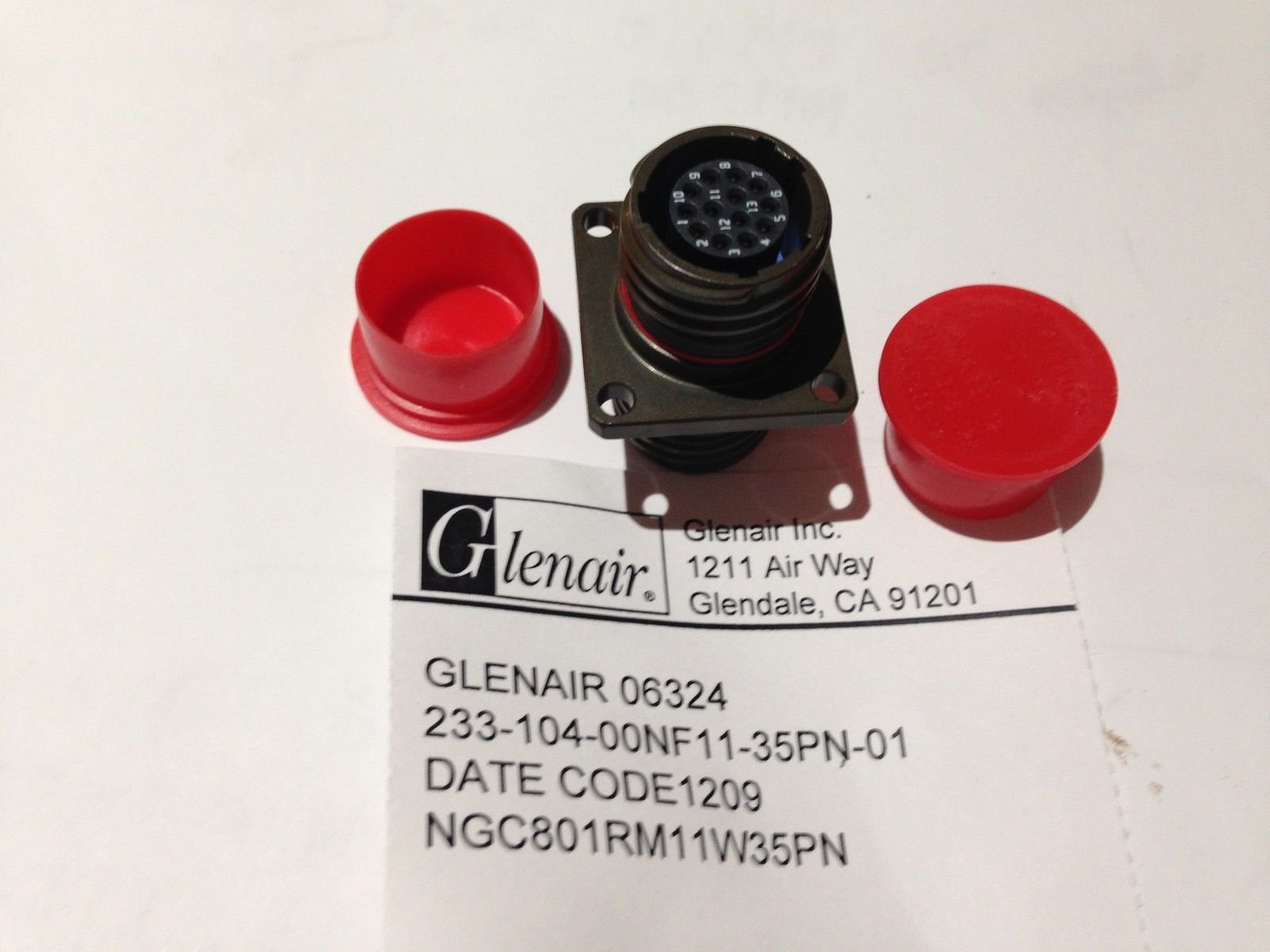 233-104-00NF11-35PN-01 MIL-SPEC. CONNECTOR BY GLENAIR