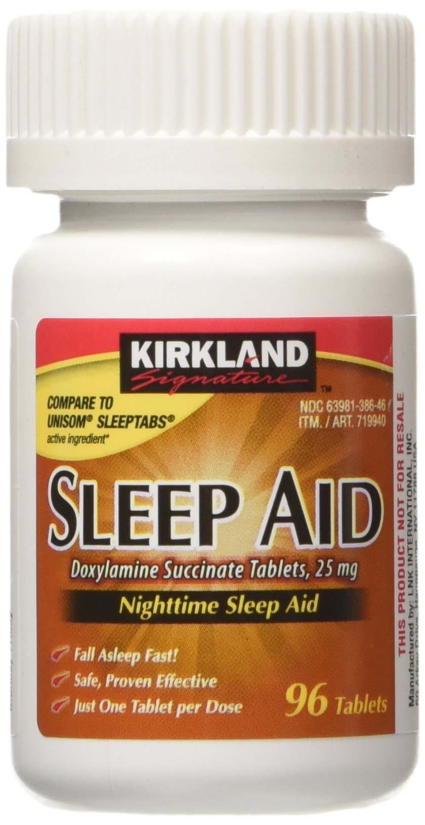 Kirkland SignatureKirkland Signature Sleep Aid Doxylamine Succinate 25 Mg X 96 Tabs