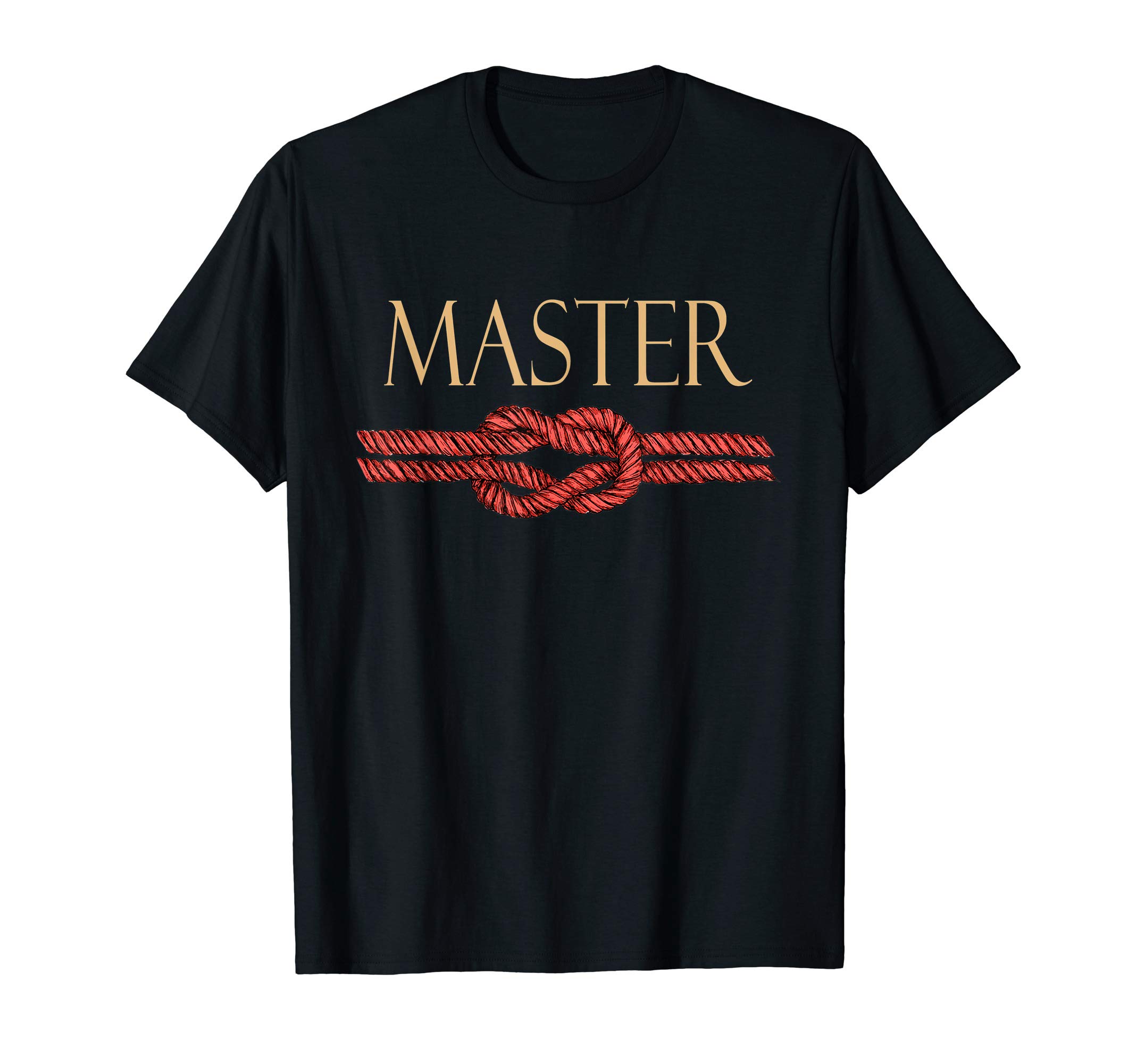 Adult BDSM Erotic Fantasy ApparelMaster BDSM Ropes and Bondage Sub Dom Fetish Gift T-Shirt