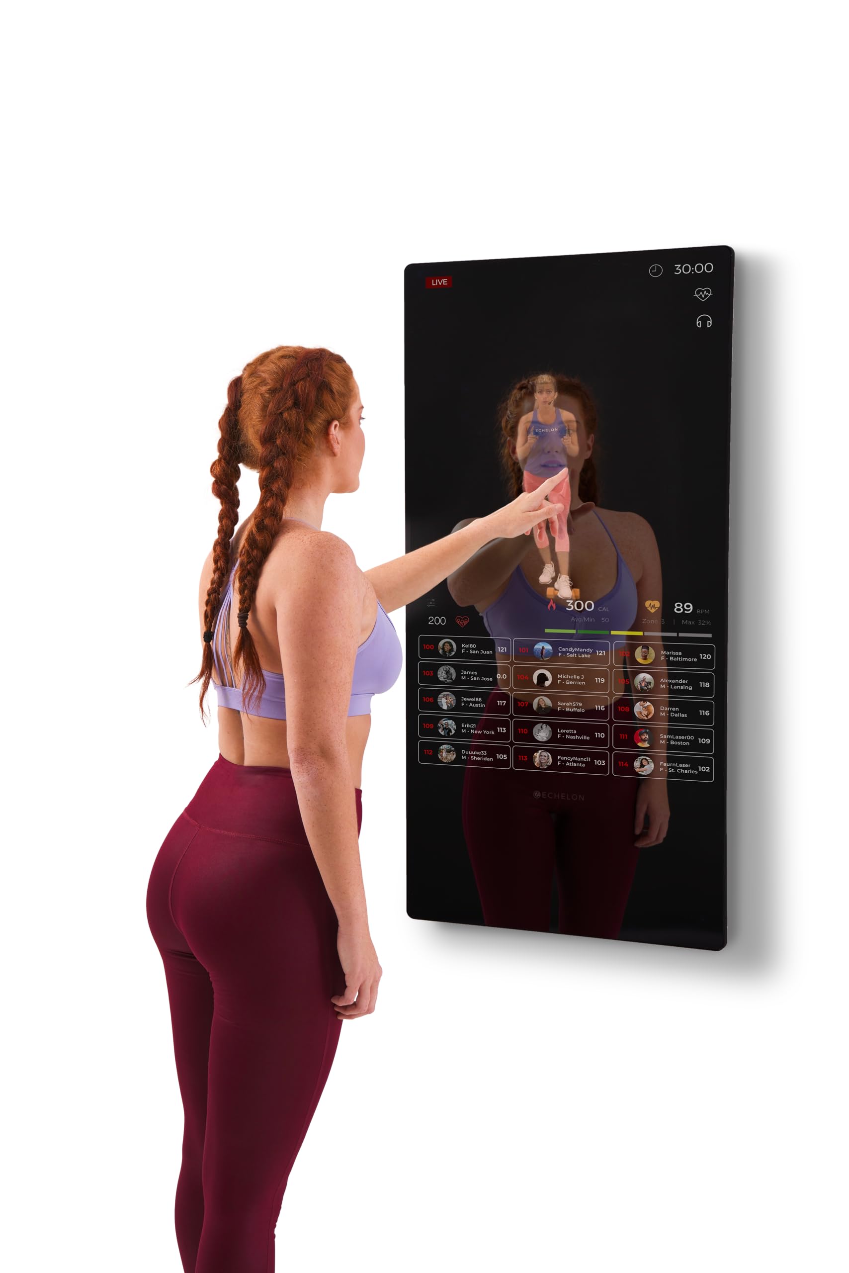 Echelon Reflect Smart Connect Fitness Mirror + 30-Day Free Echelon Membership