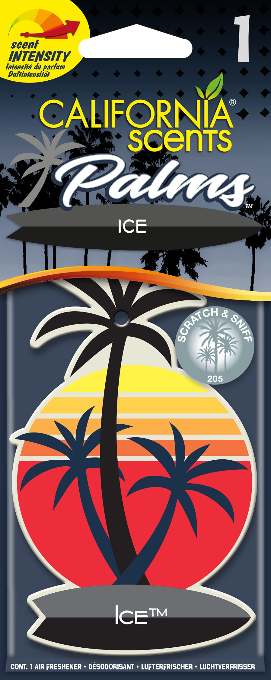 California Scents E302690600 Palms Air Freshener Ice