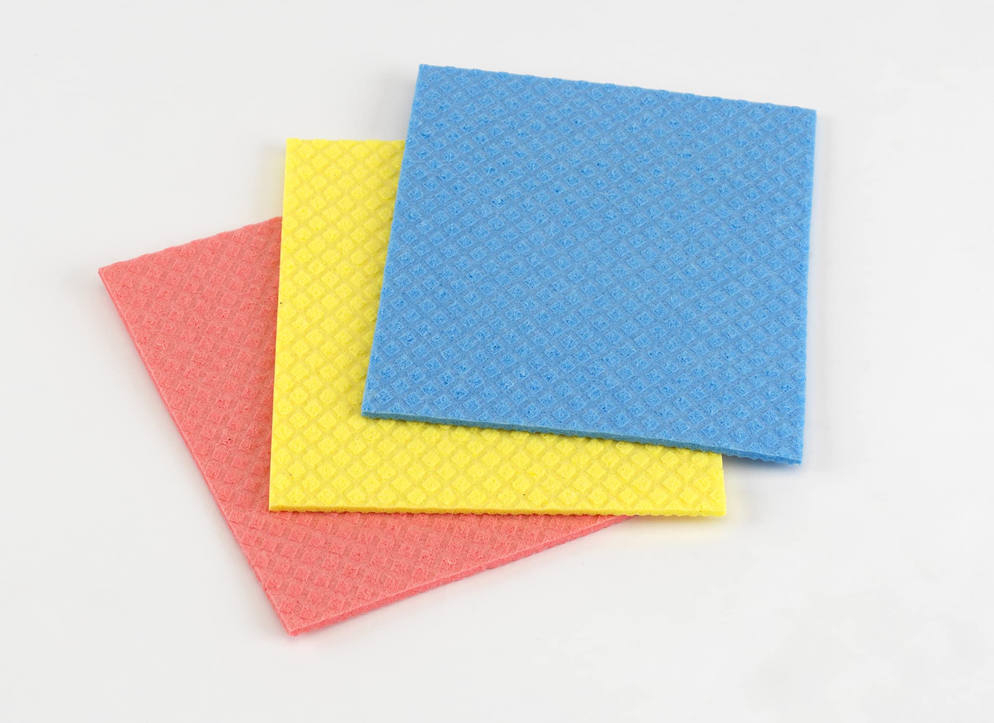 Casabella Cellulose Sponge Cloth, 3-Pack, assorted colors