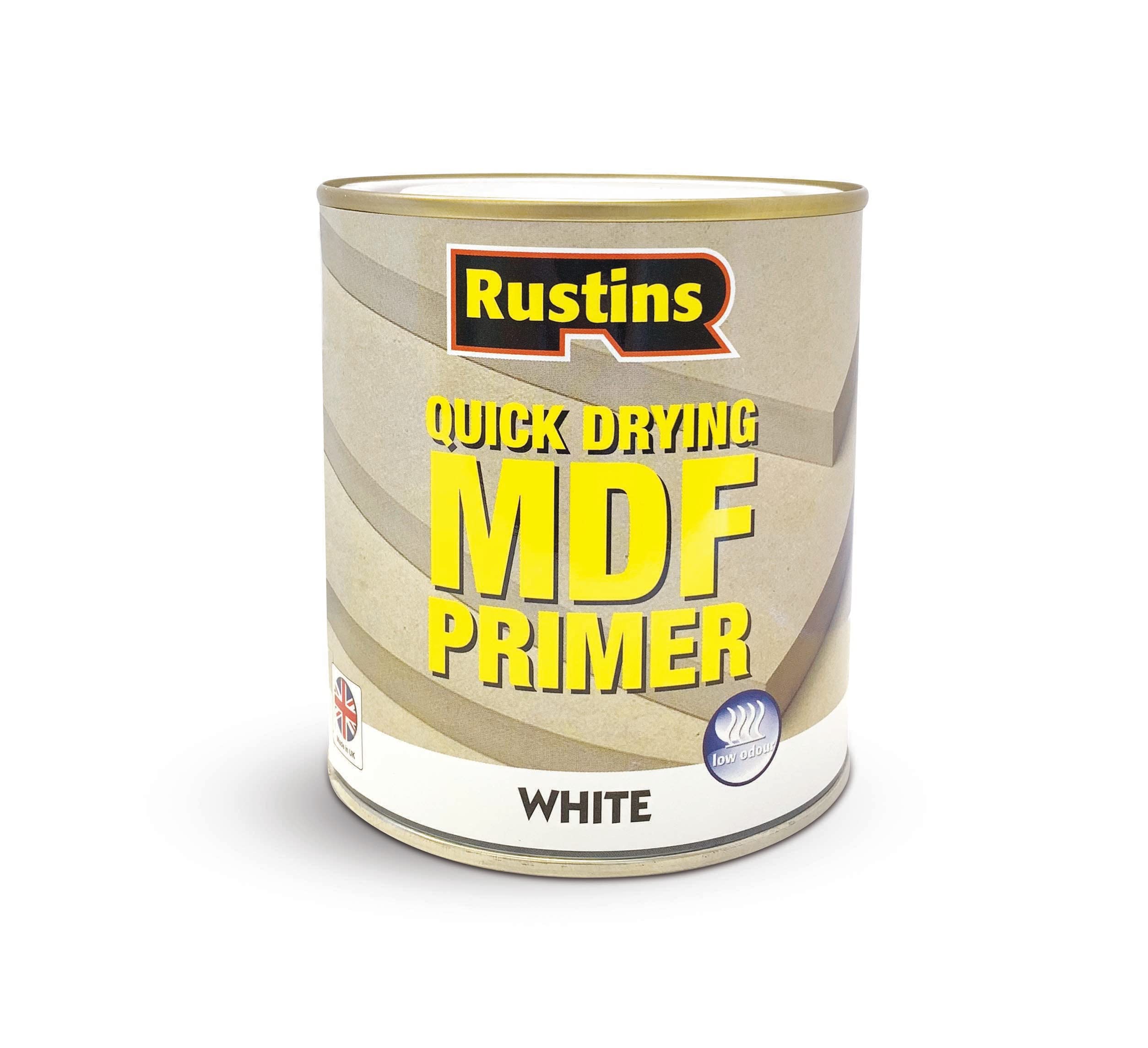 Rustins Quick Drying MDF White Primer 250ml