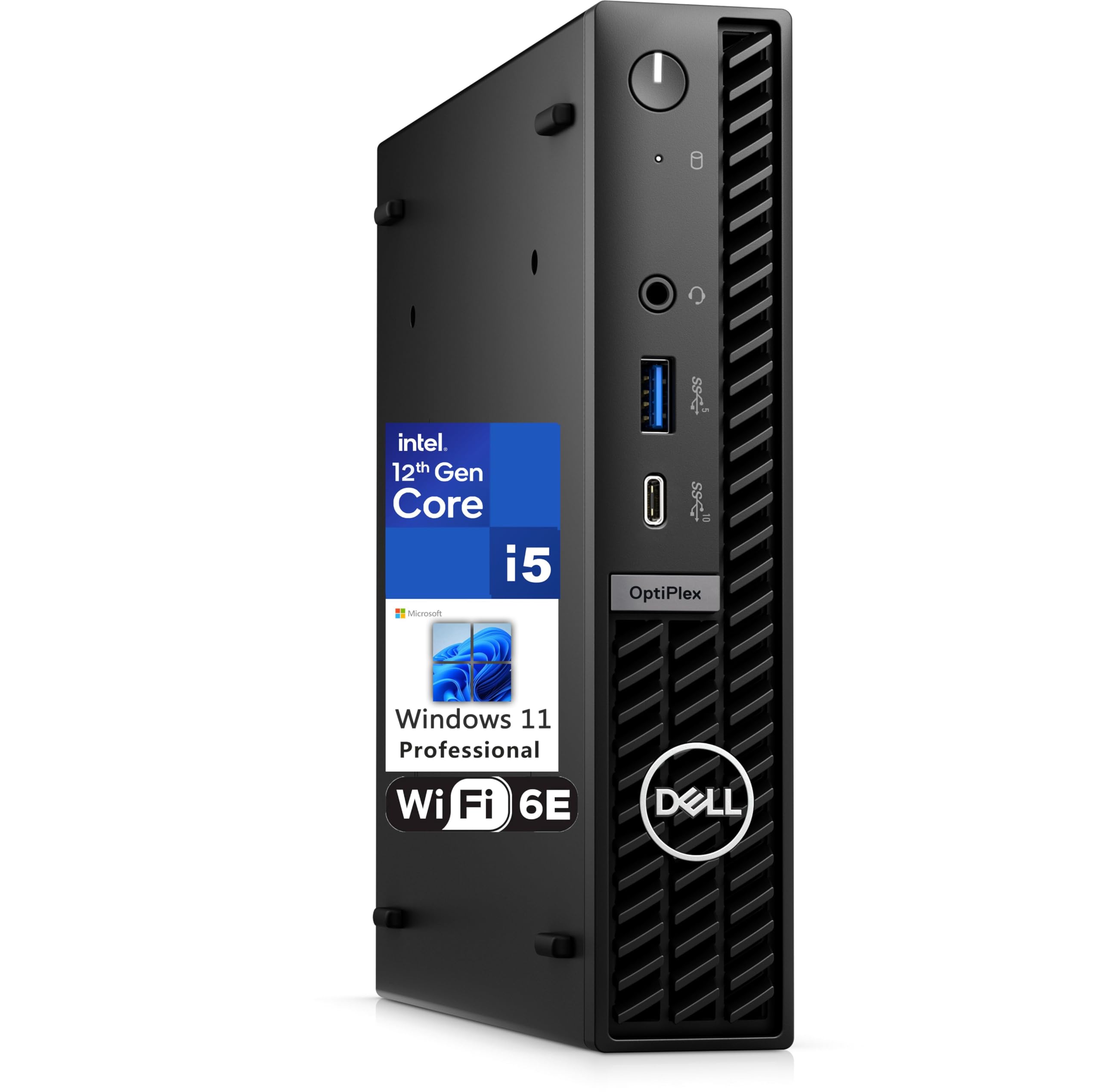 Dell OptiPlex 7020 MFF Mini PC 7000 Micro Form Factor Business Desktop Computer, Intel Hexa-Core i5-12500T (Beat i7-11700T), 16GB DDR5 RAM, 512GB PCIe SSD, WiFi 6E, KB and Mouse, Windows 11 Pro