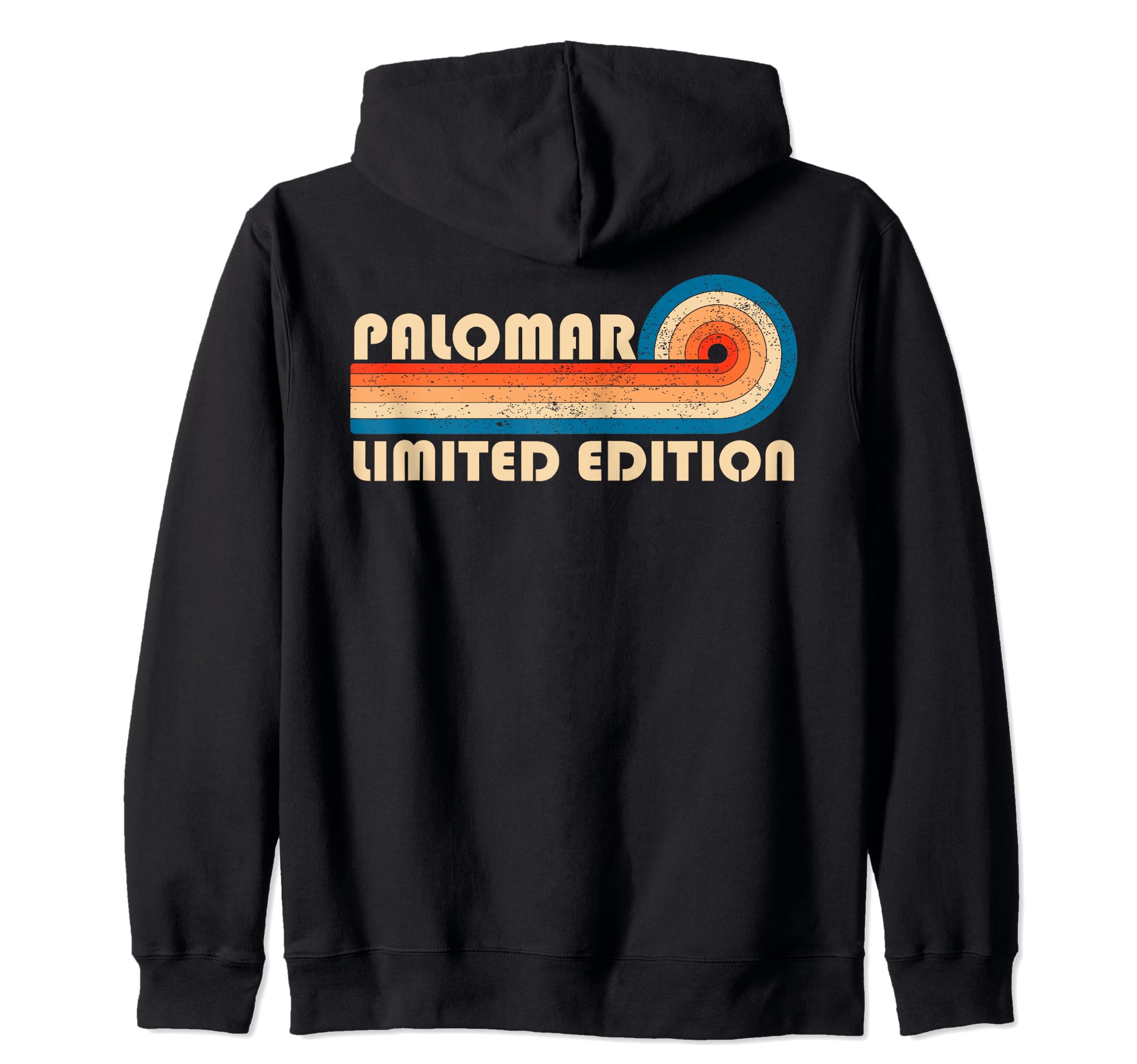 PALOMAR Surname Retro Vintage 80s 90s Birthday Reunion Zip Hoodie