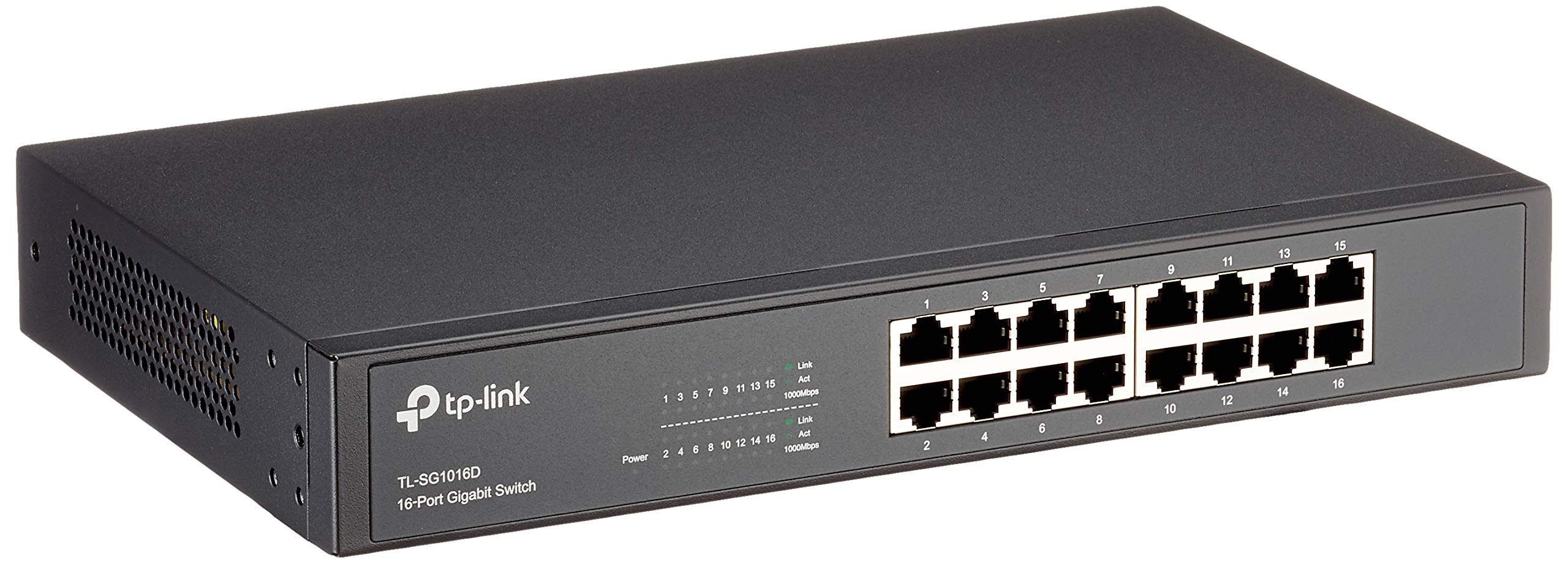 TP-LINK 16 Port Gigabit Switch Metal (tl-sg1016d) -