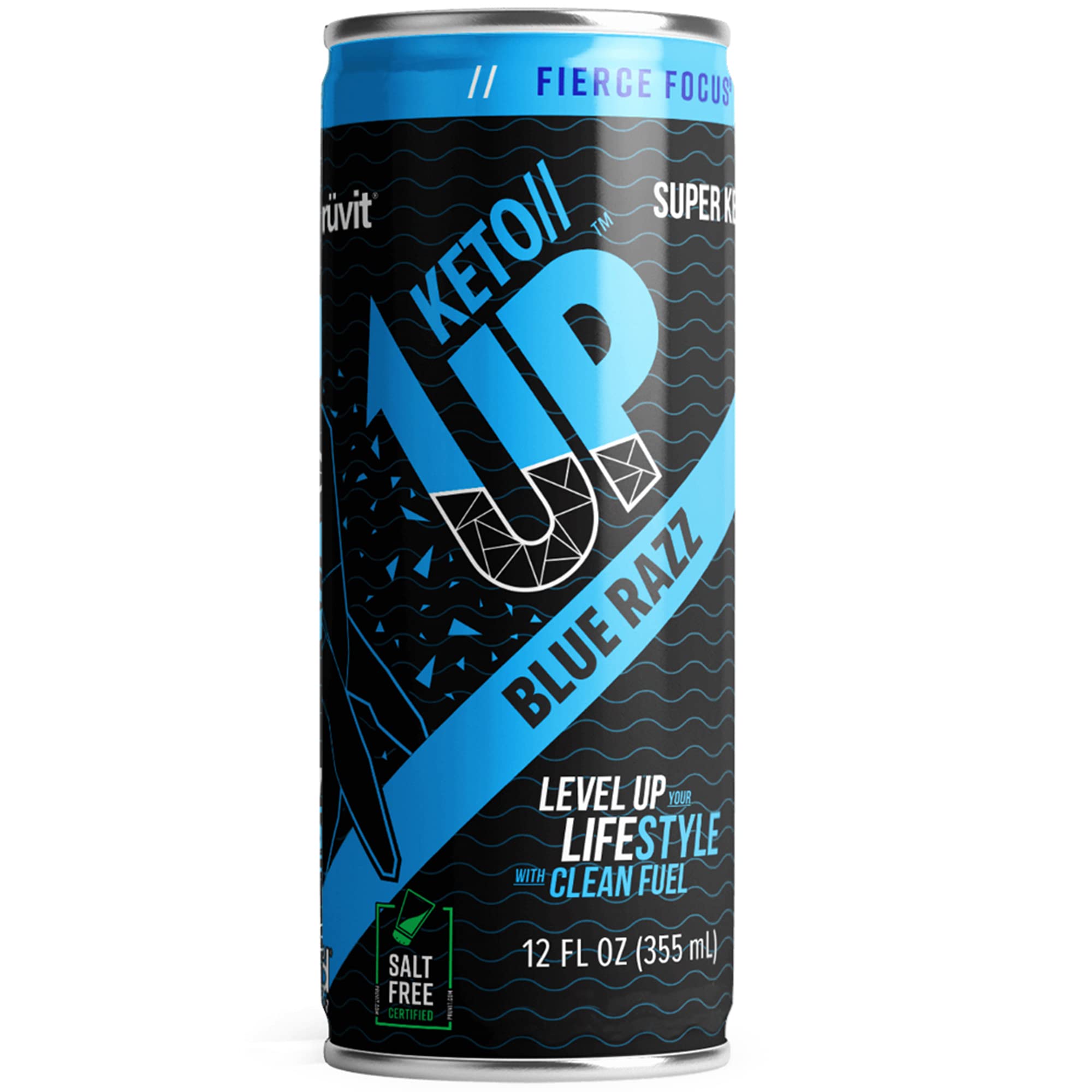 The Blue Razz Keto//Up® Drink – Ready-to-Drink Ketones for Focus for Men and Women - 12 pack