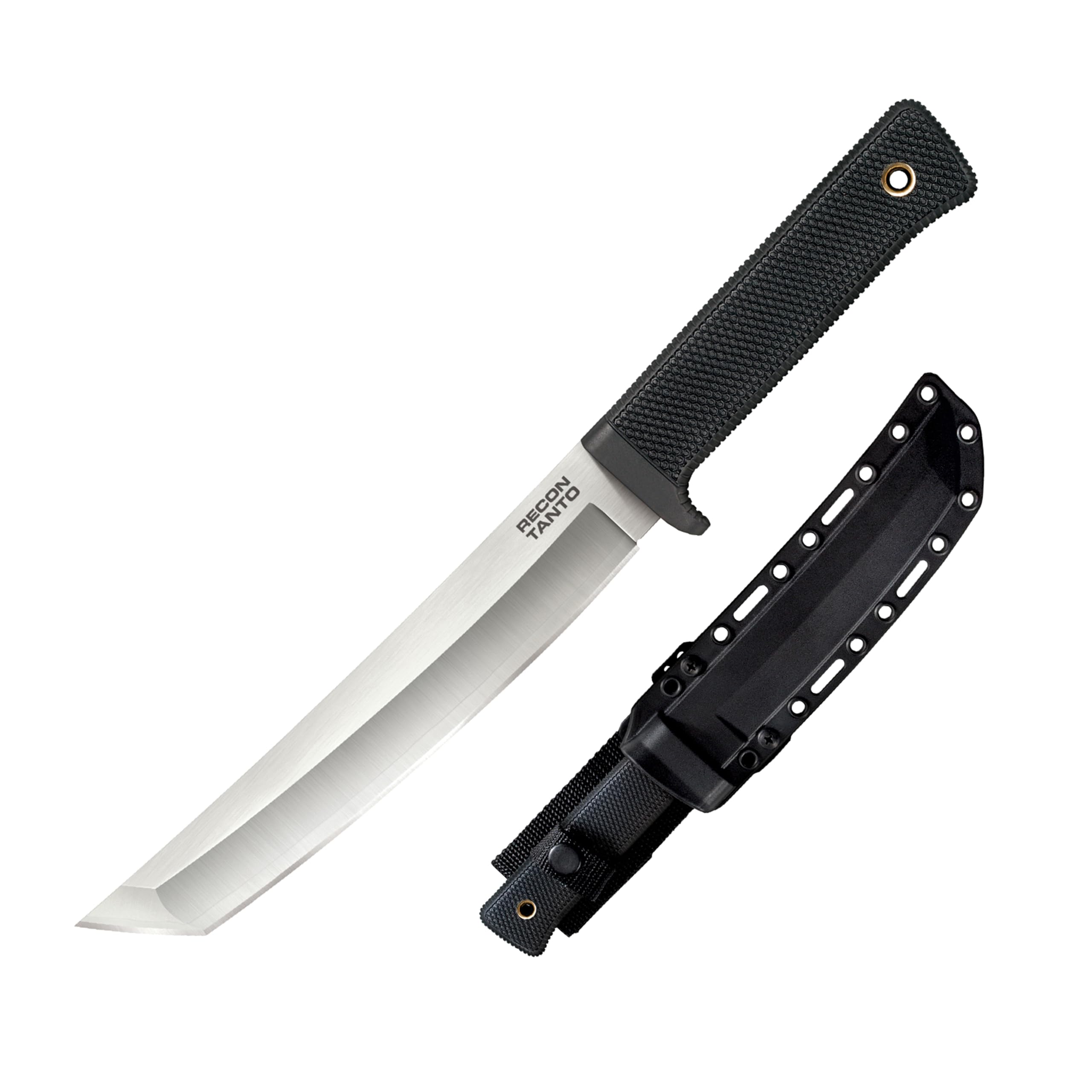 COLD STEEL Recon Tanto 7" VG-10 San Mai Razor-Sharp Blade 4.75" Kray-Ex Handle Military Tactical Fixed Blade Knife w/Secure-Ex Sheath